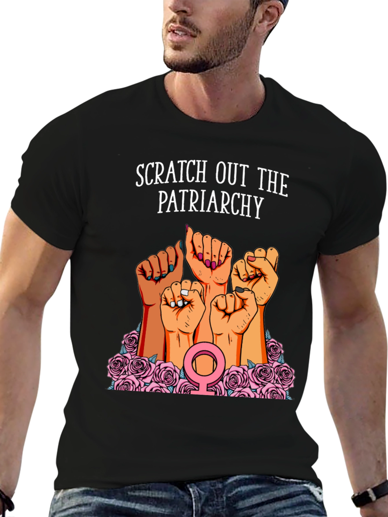 Scratch Out The Patriarchy Womens T-Shirt