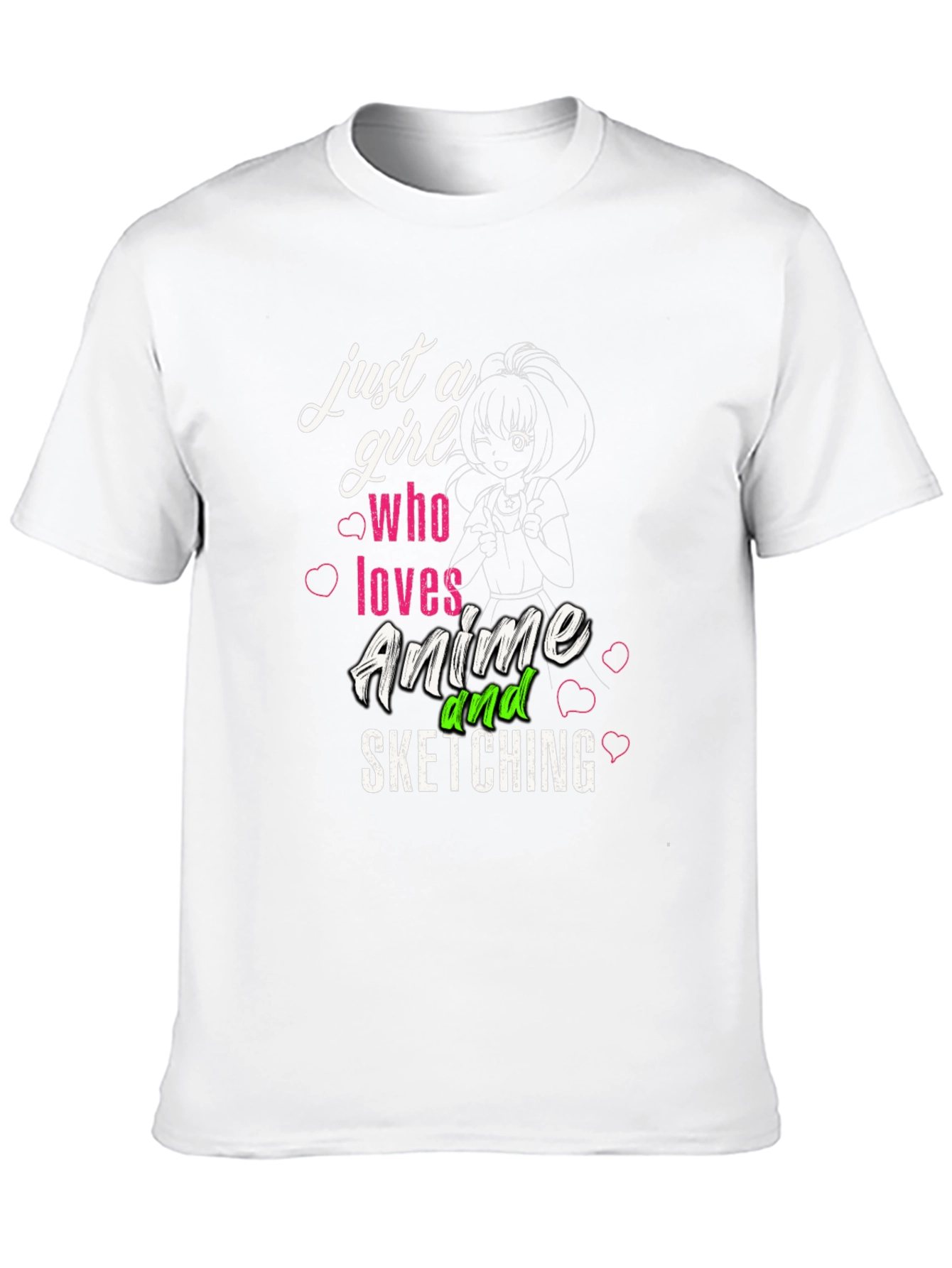 Anime & Sketching Graphic Tee