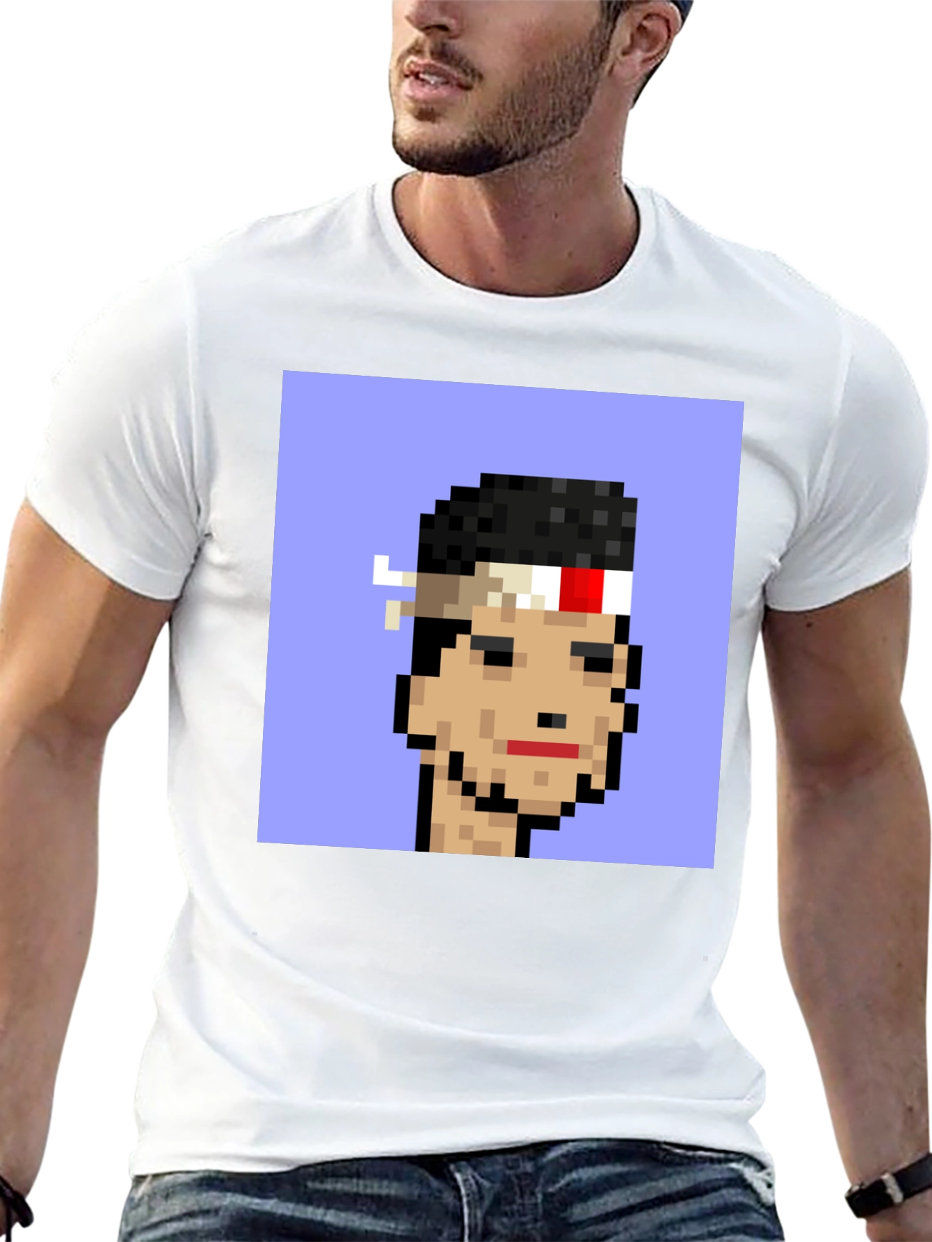 Pixel Punk T-Shirt - Cool Crypto Art Tee