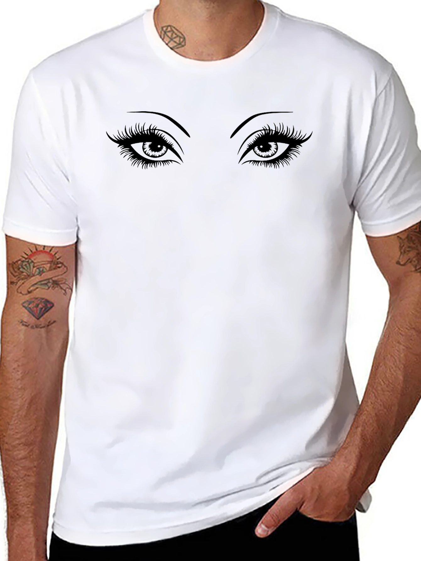 Eye Graphic Black T-Shirt