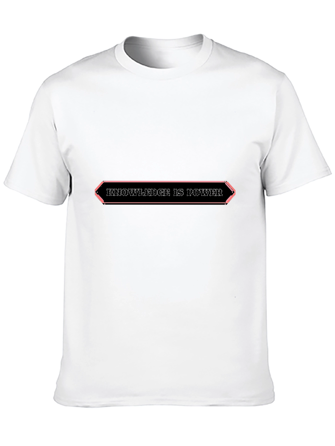 Knowledge is Power Graphic Tee - Black