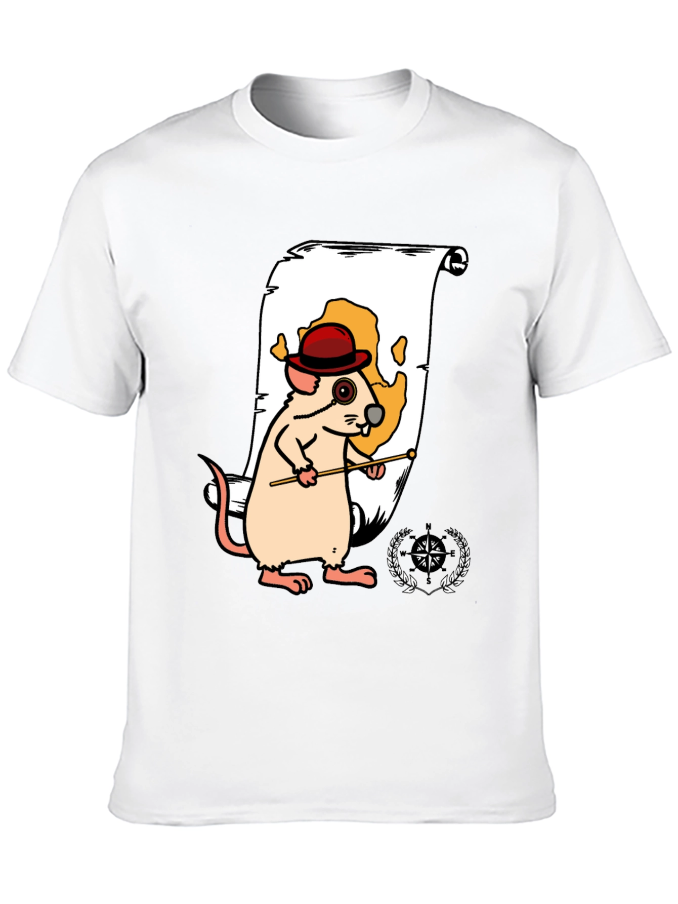 Cartoon Mouse Navigator Graphic Tee