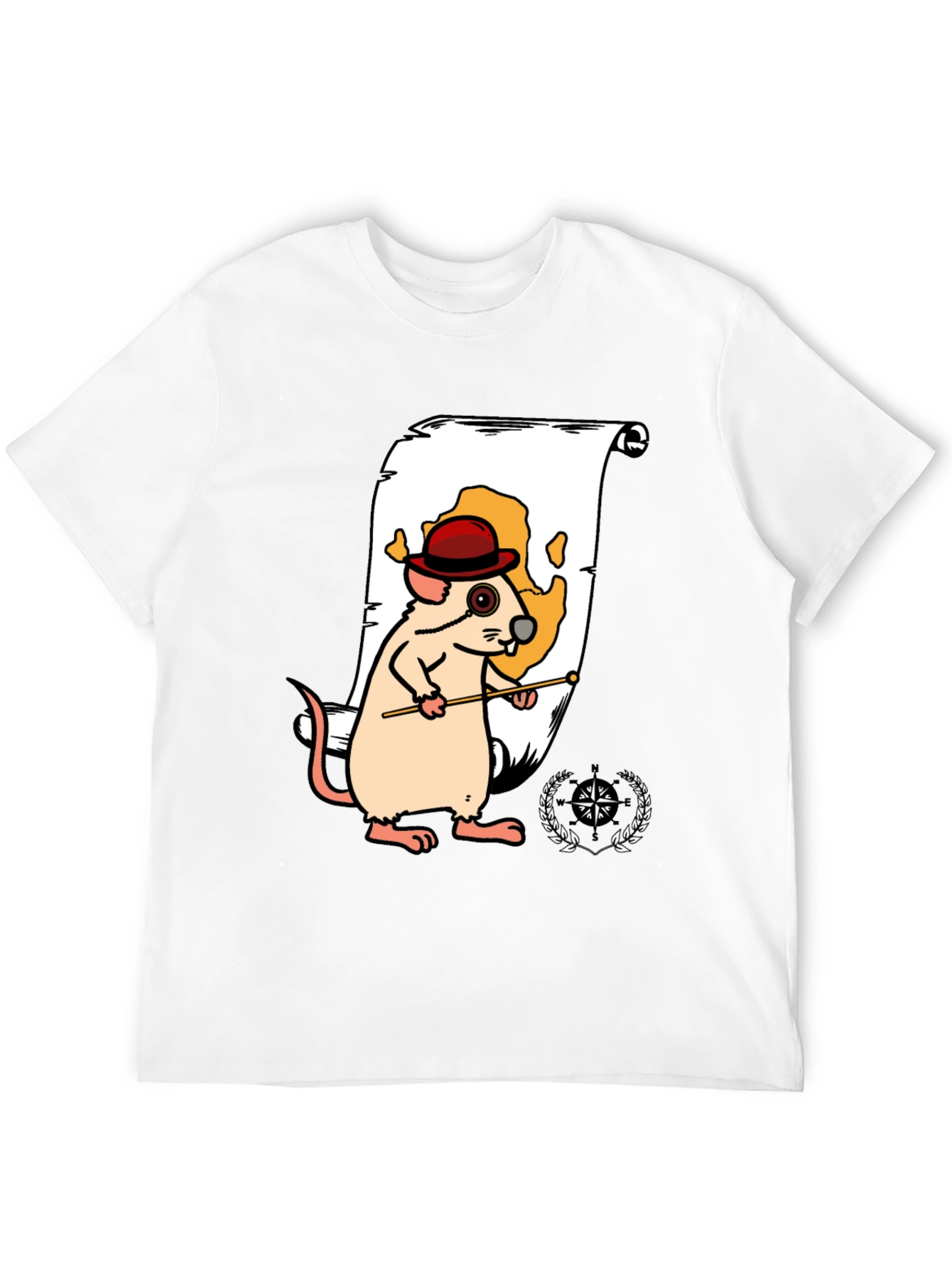 Cartoon Mouse Navigator Graphic Tee