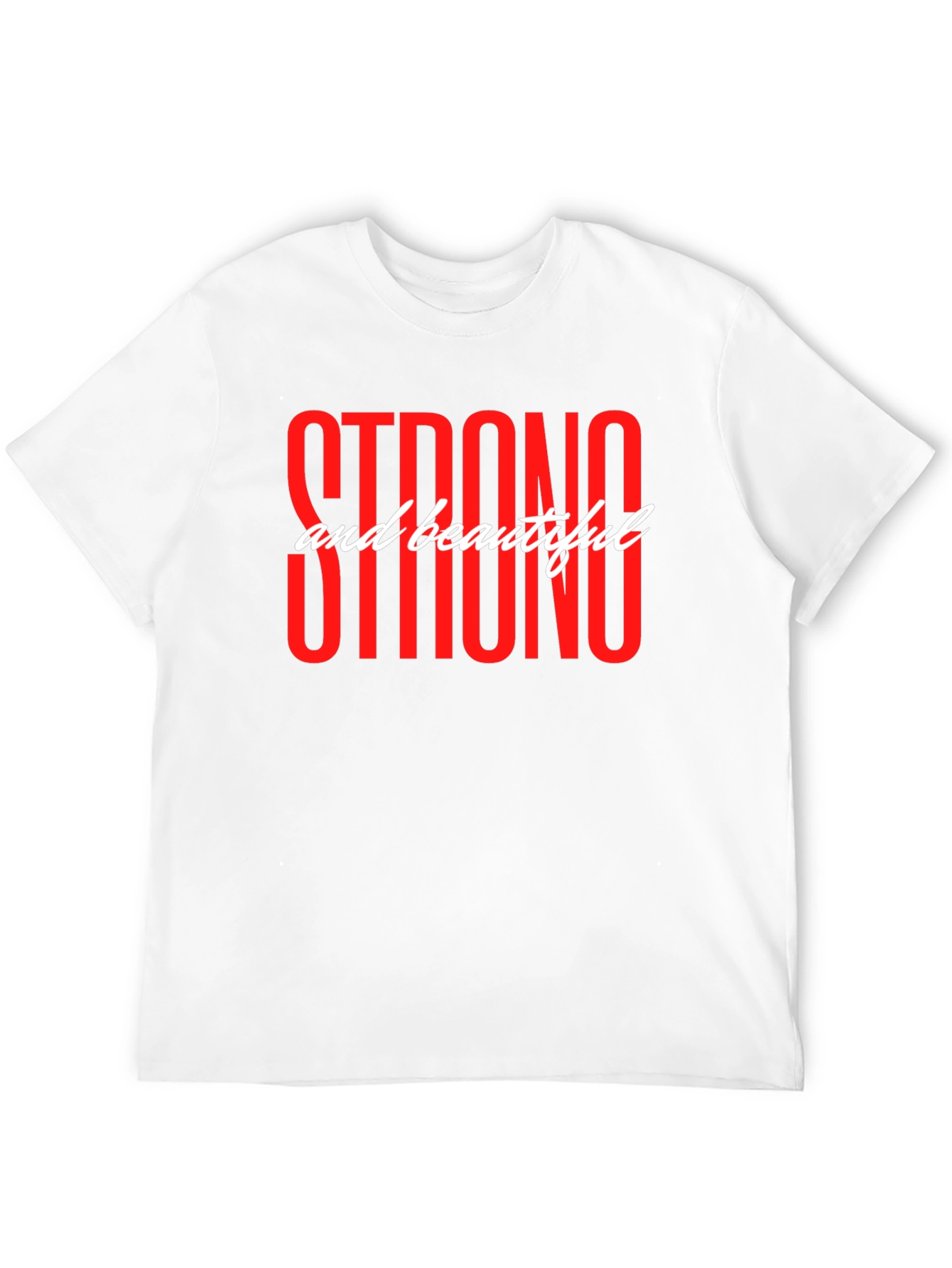 Strong and Beautiful Graphic T-Shirt - Black
