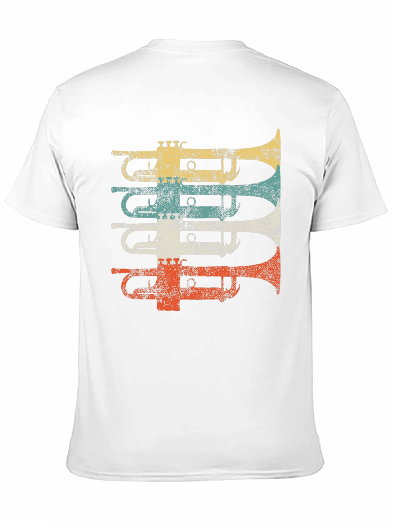 Retro Trumpet T-Shirt - Musical Instrument Tee