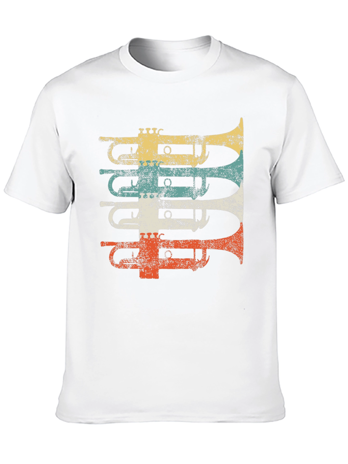 Retro Trumpet T-Shirt - Musical Instrument Tee