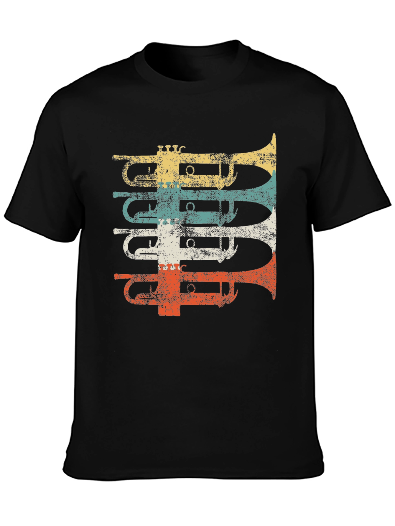 Retro Trumpet T-Shirt - Musical Instrument Tee