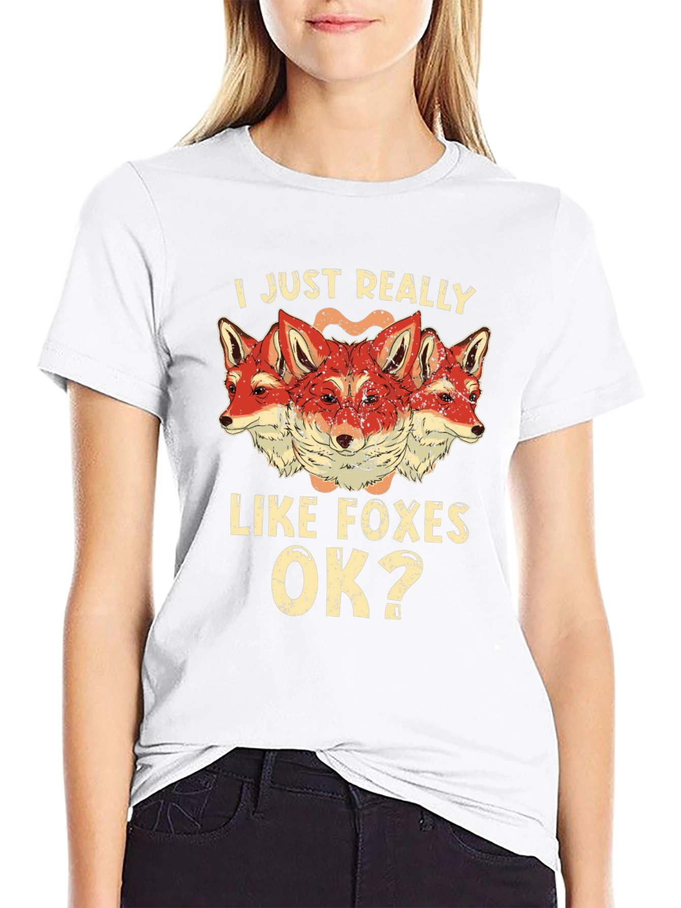 I Just Really Like Foxes OK? Mens T-Shirt