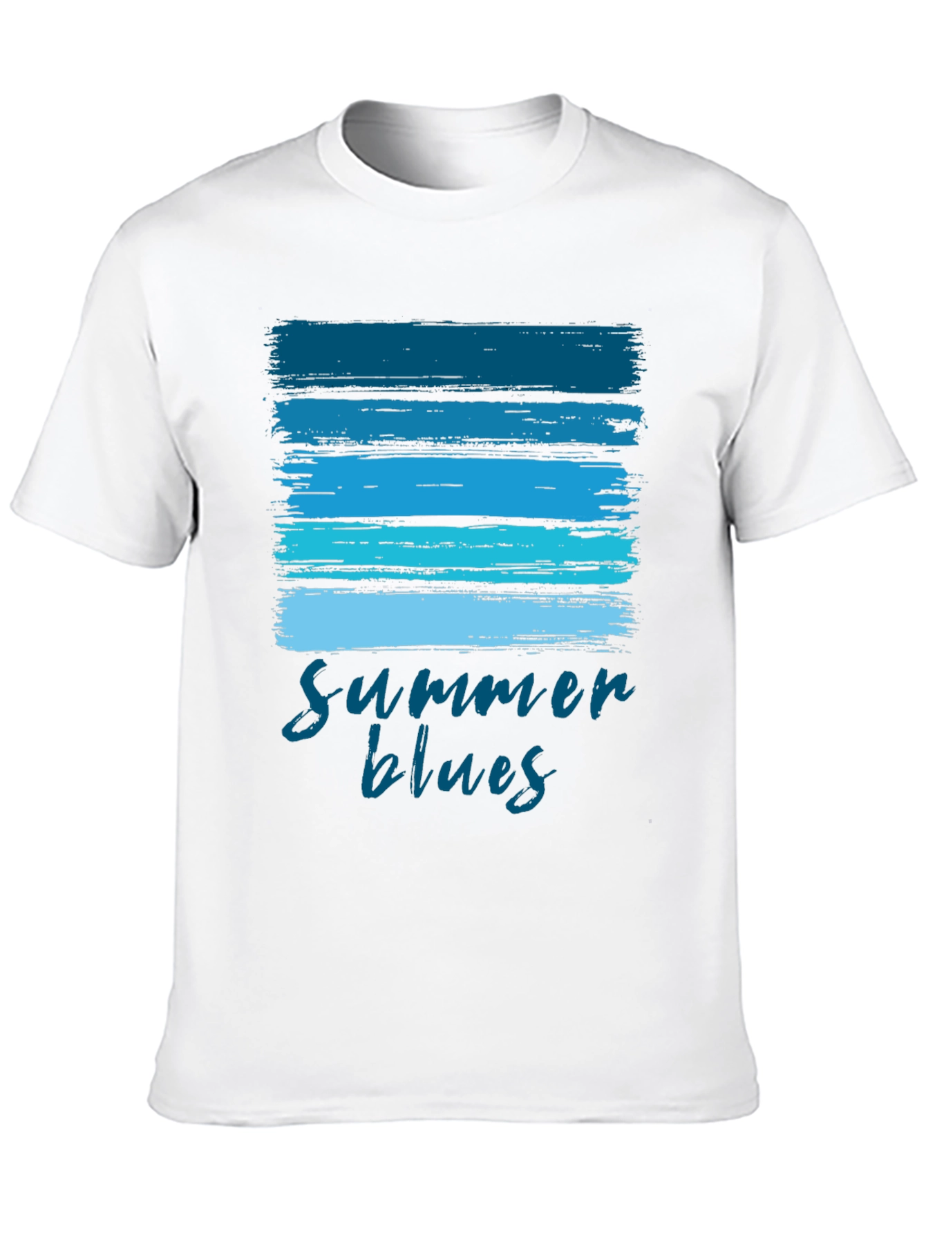 Summer Blues Graphic T-Shirt - Cool & Casual