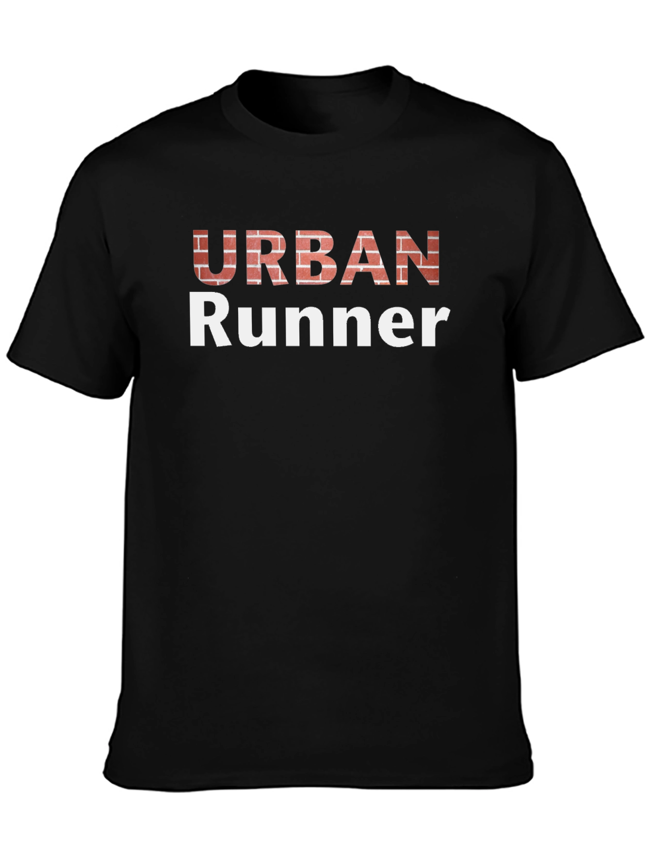Urban Runner Graphic Tee - Brick Design
