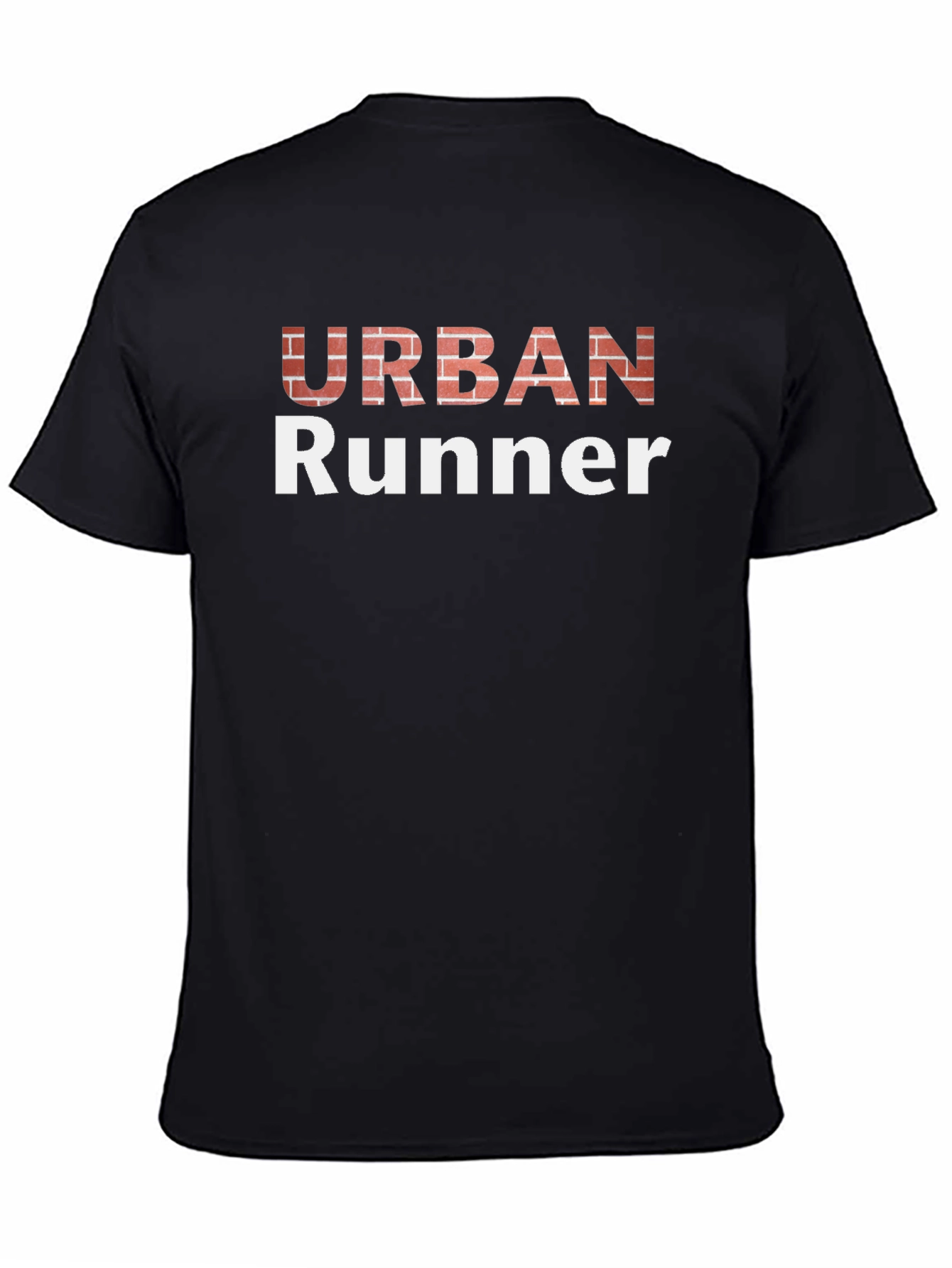 Urban Runner Graphic Tee - Brick Design