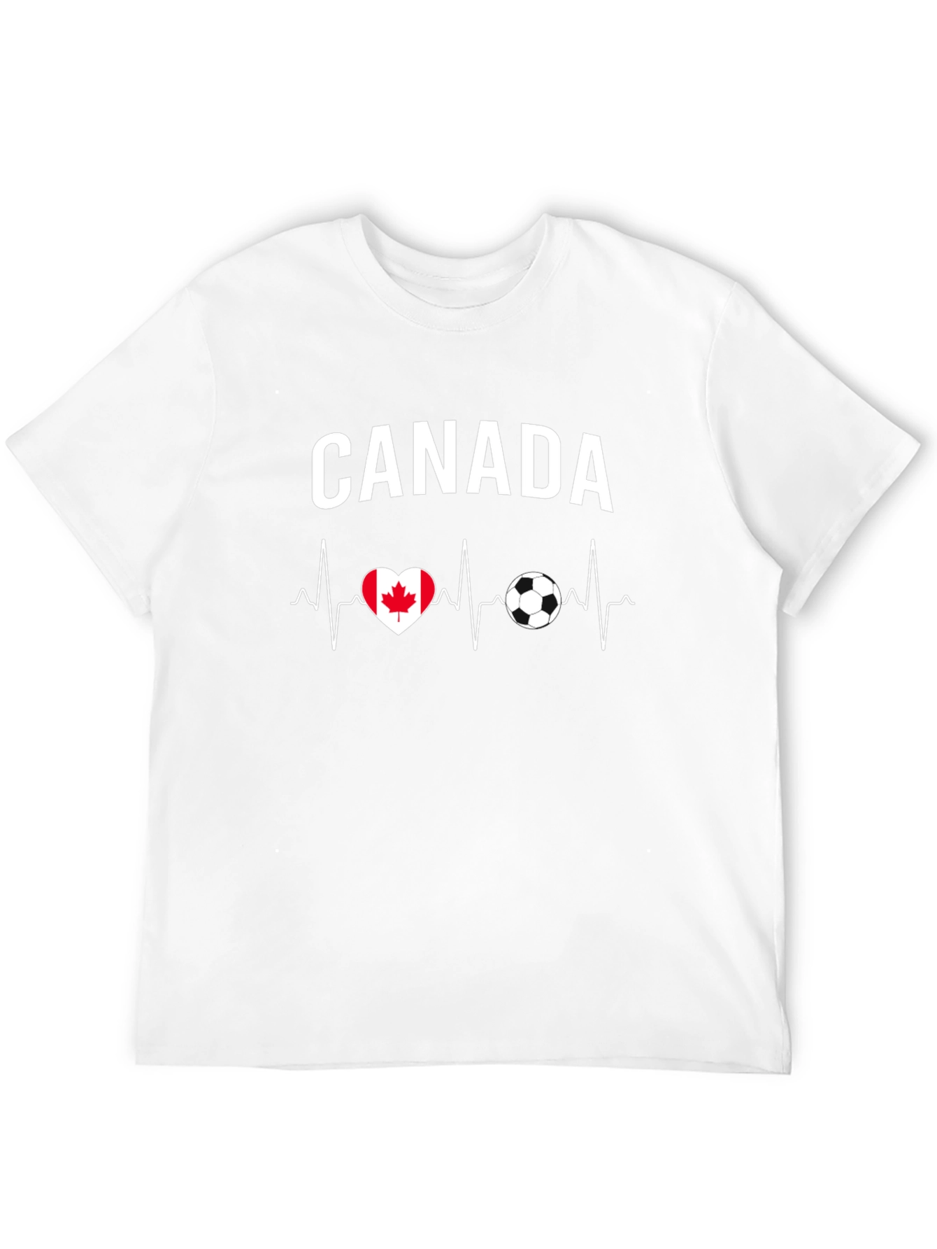 Canada Soccer Heartbeat T-Shirt