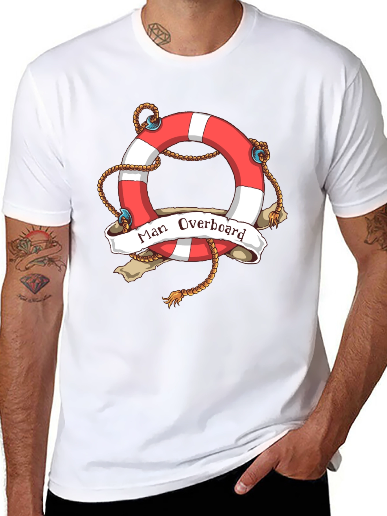 Man Overboard Graphic Tee