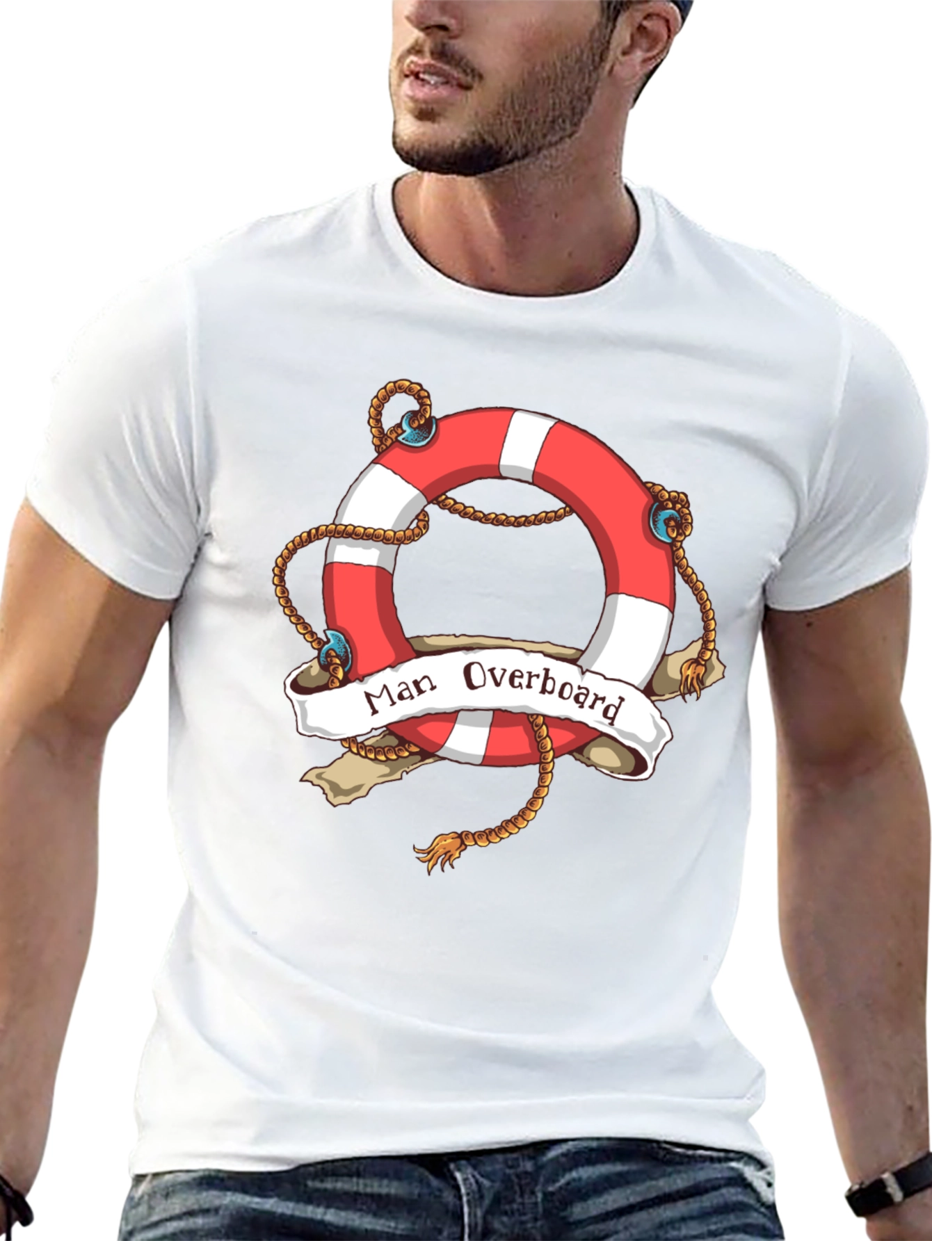 Man Overboard Graphic Tee