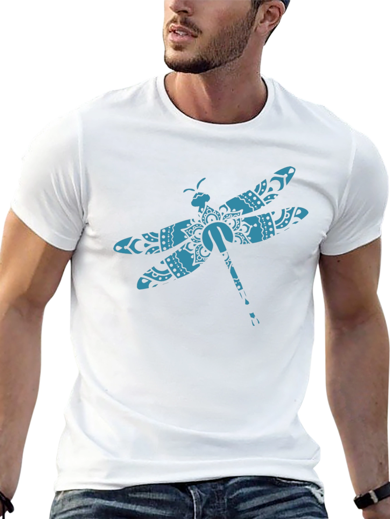 Dragonfly Graphic Tee - Black