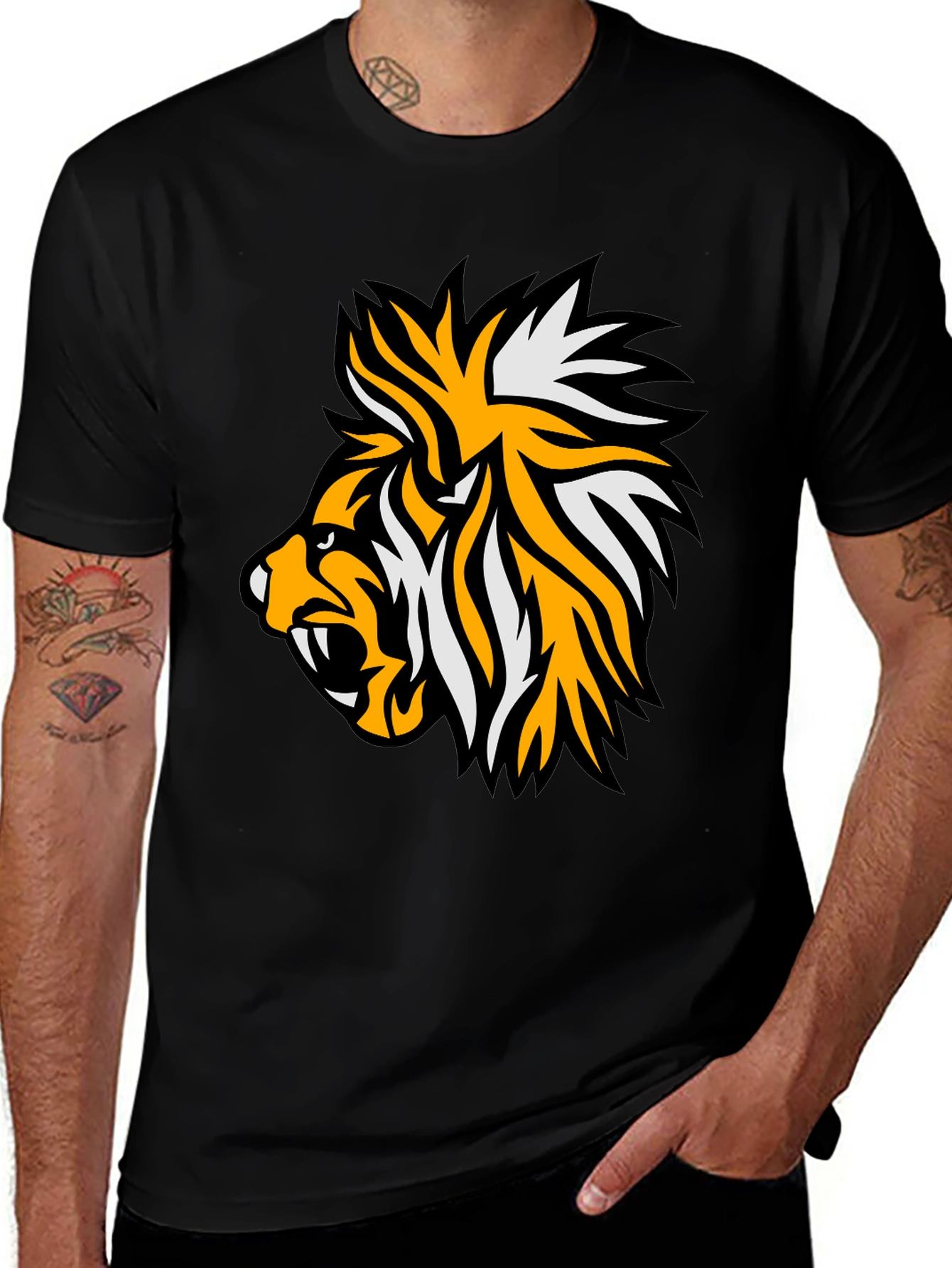 Bold Tiger Graphic Tee - Fierce Style!