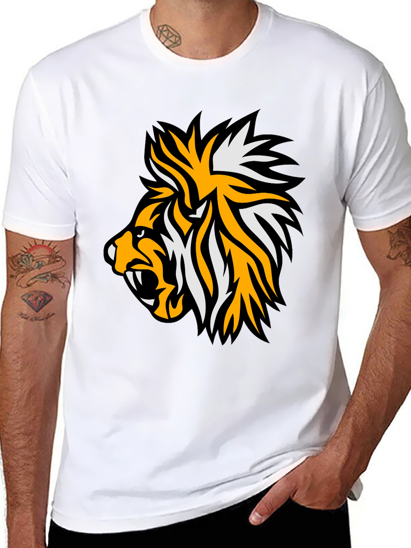 Bold Tiger Graphic Tee - Fierce Style!