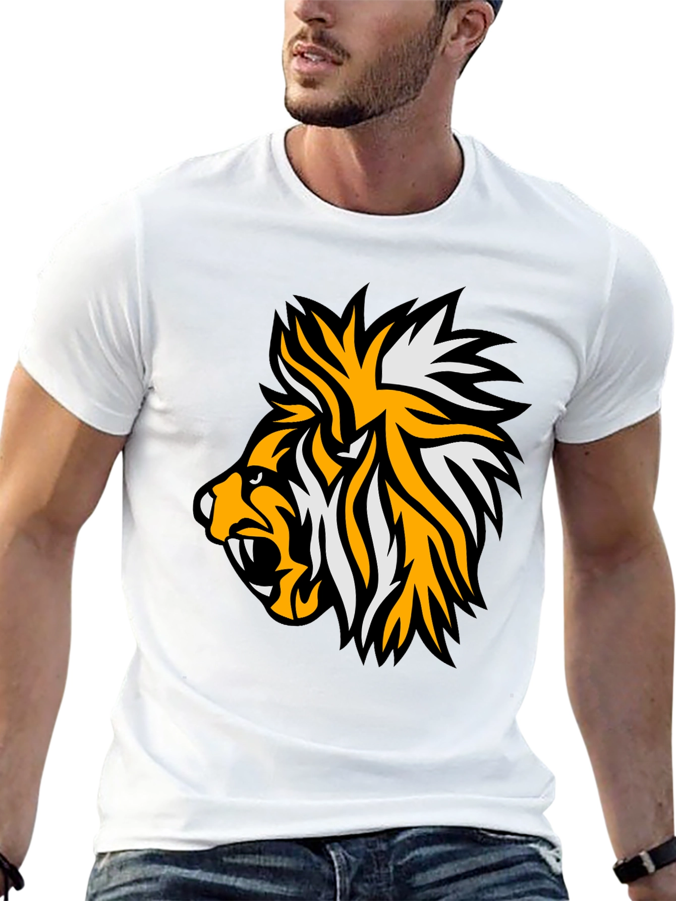 Bold Tiger Graphic Tee - Fierce Style!