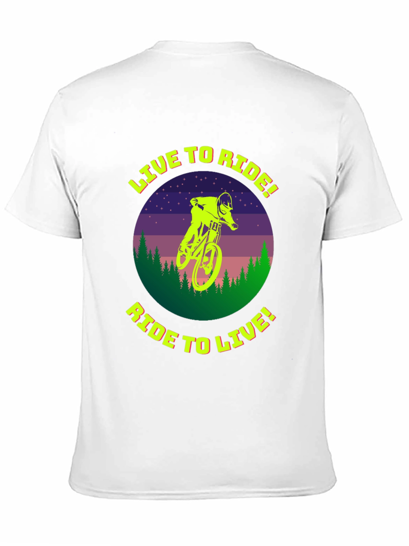 Live to Ride T-Shirt - Mountain Biker Tee