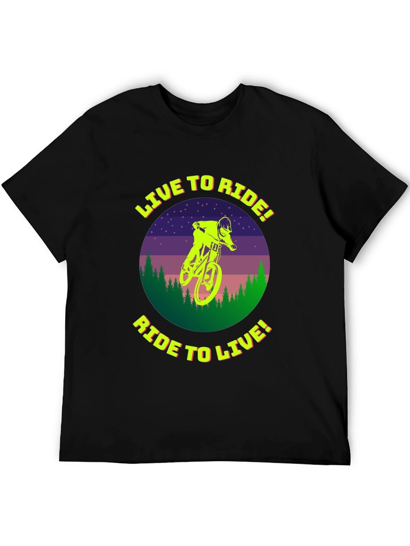 Live to Ride T-Shirt - Mountain Biker Tee