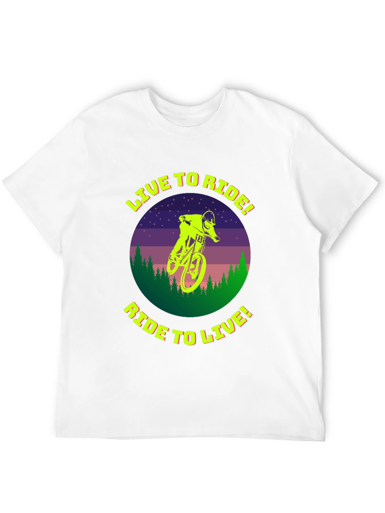 Live to Ride T-Shirt - Mountain Biker Tee