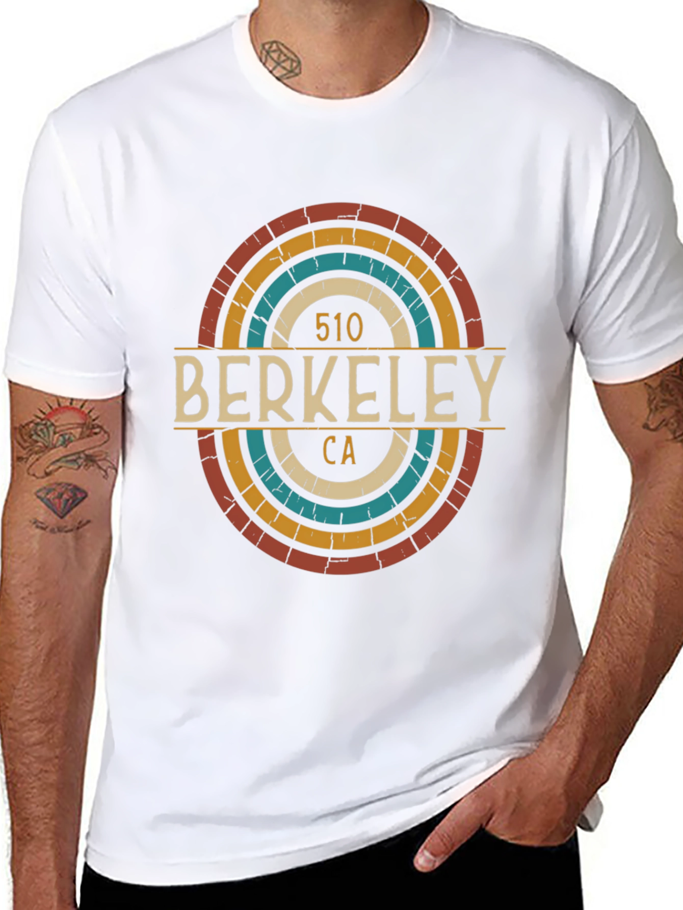 Berkeley CA 510 Area Code T-Shirt