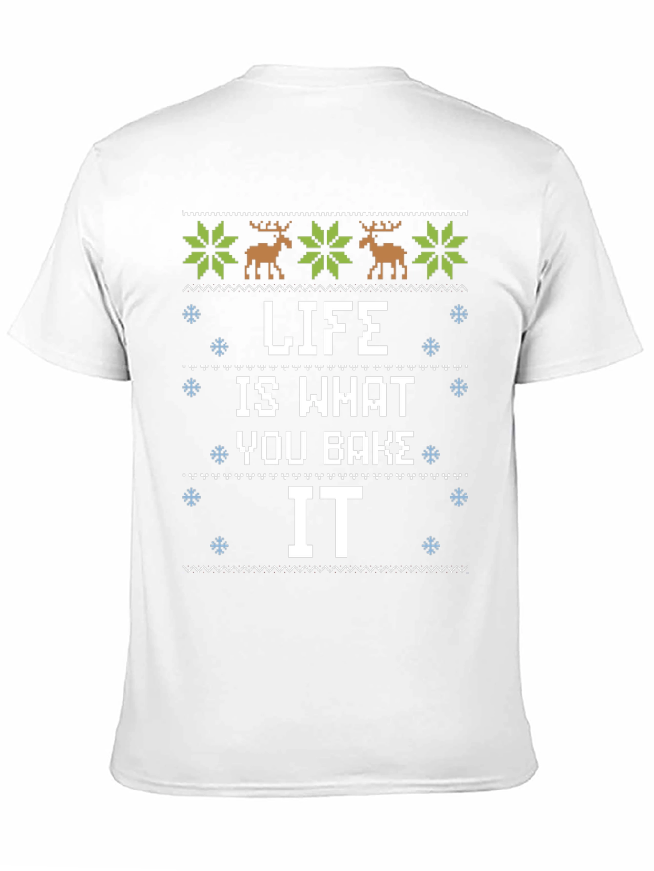 Life is What You Bake It Christmas Graphic Tee