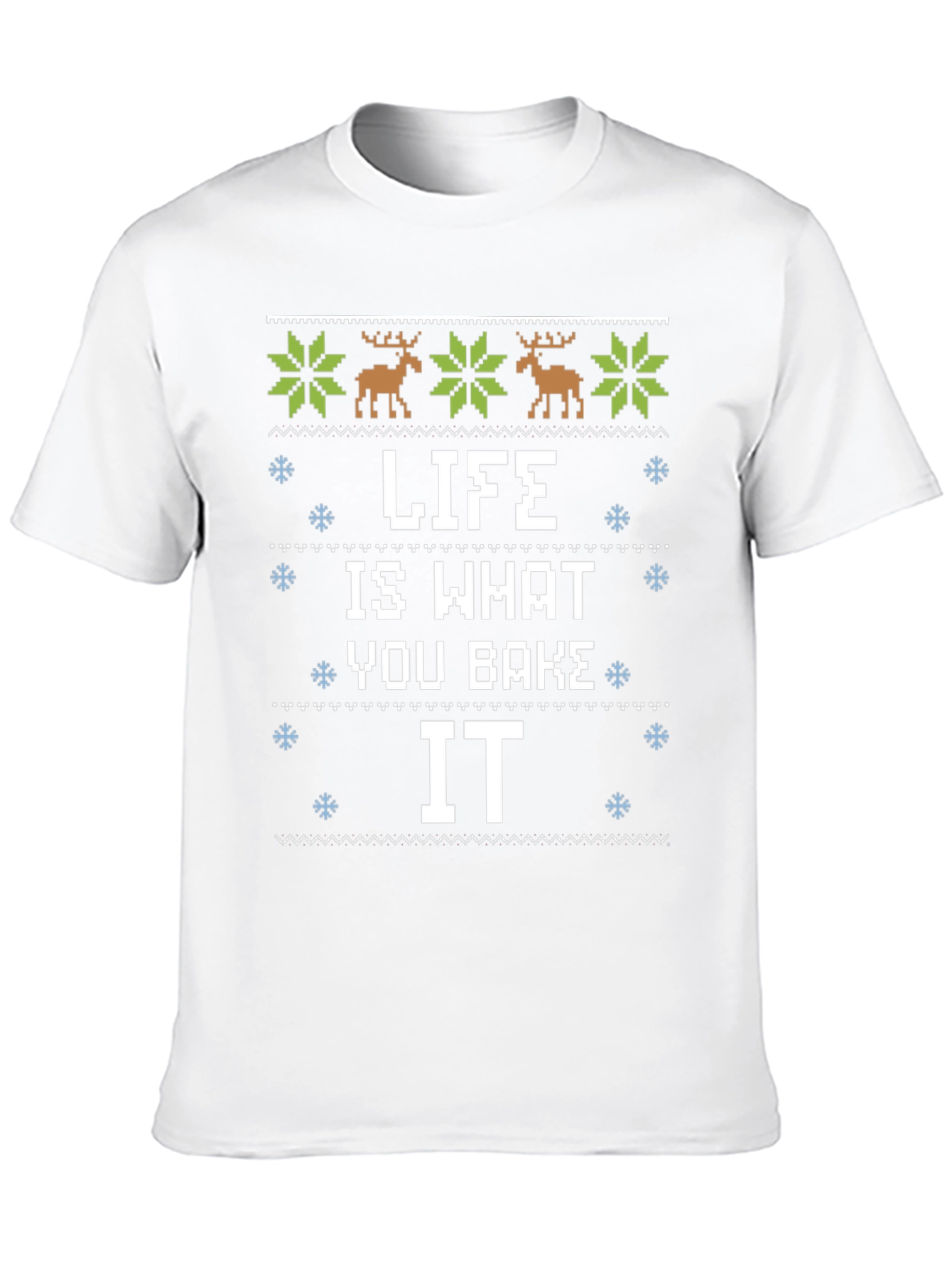 Life is What You Bake It Christmas Graphic Tee