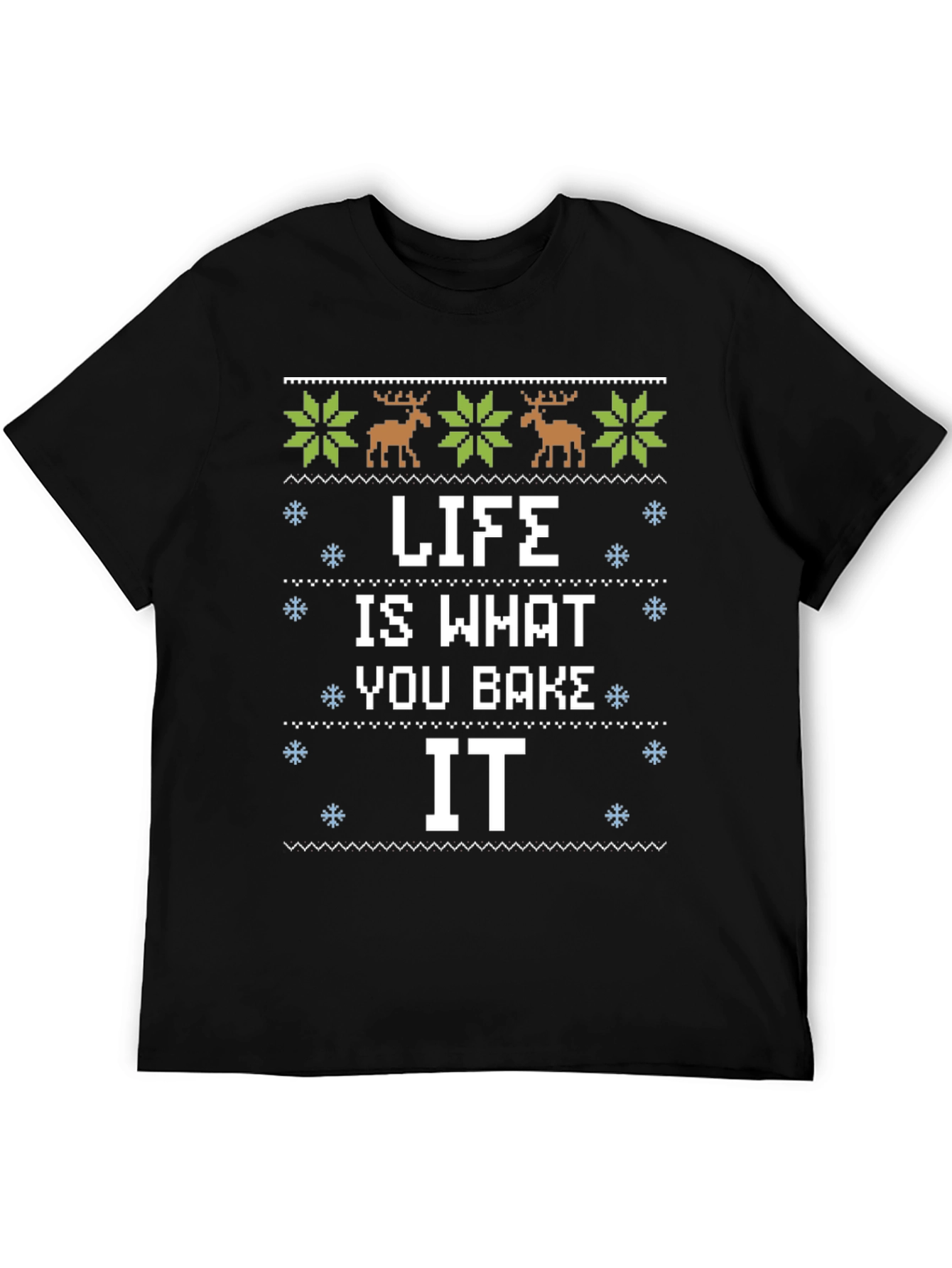 Life is What You Bake It Christmas Graphic Tee