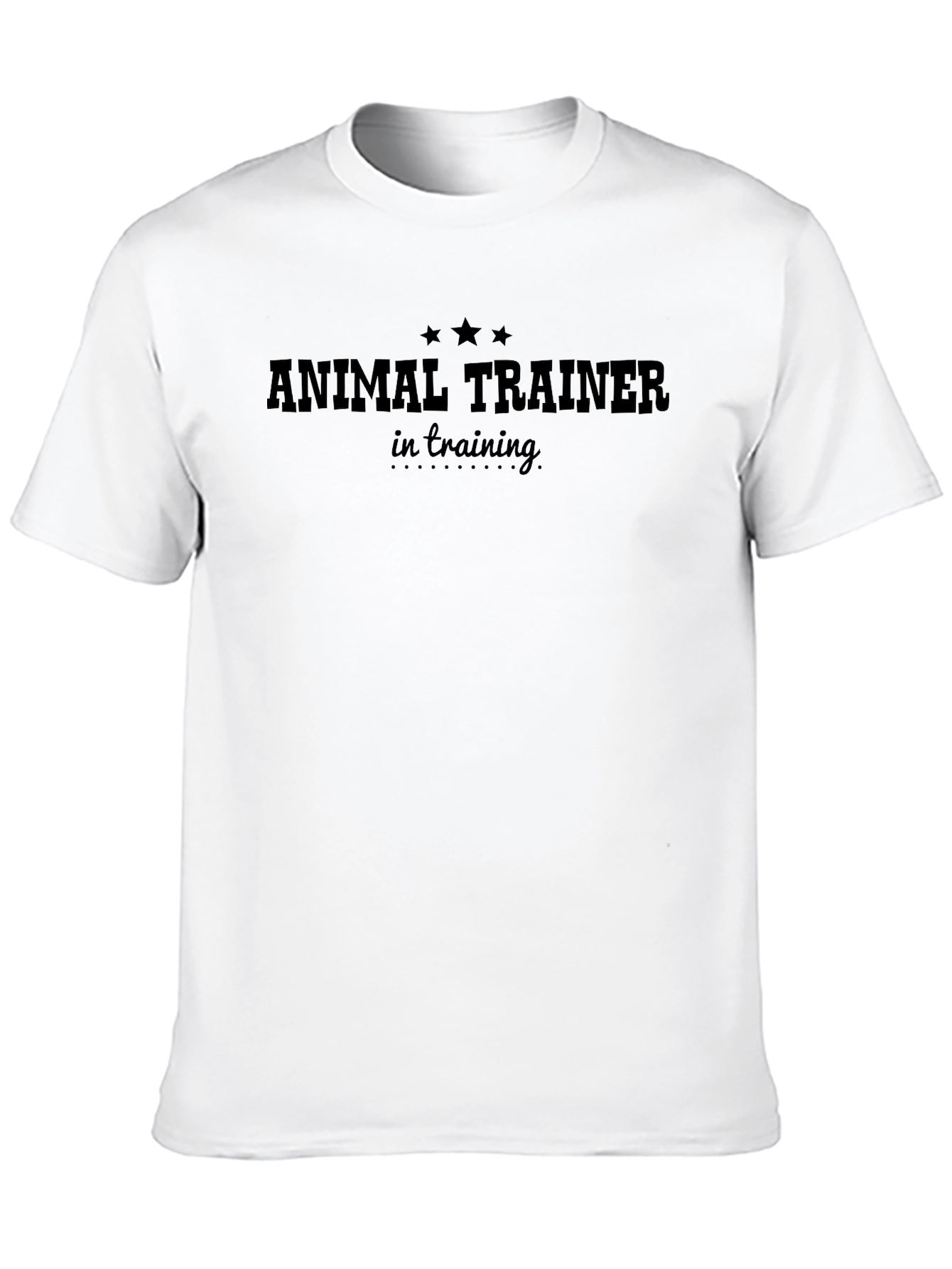 Animal Trainer in Training Black T-Shirt