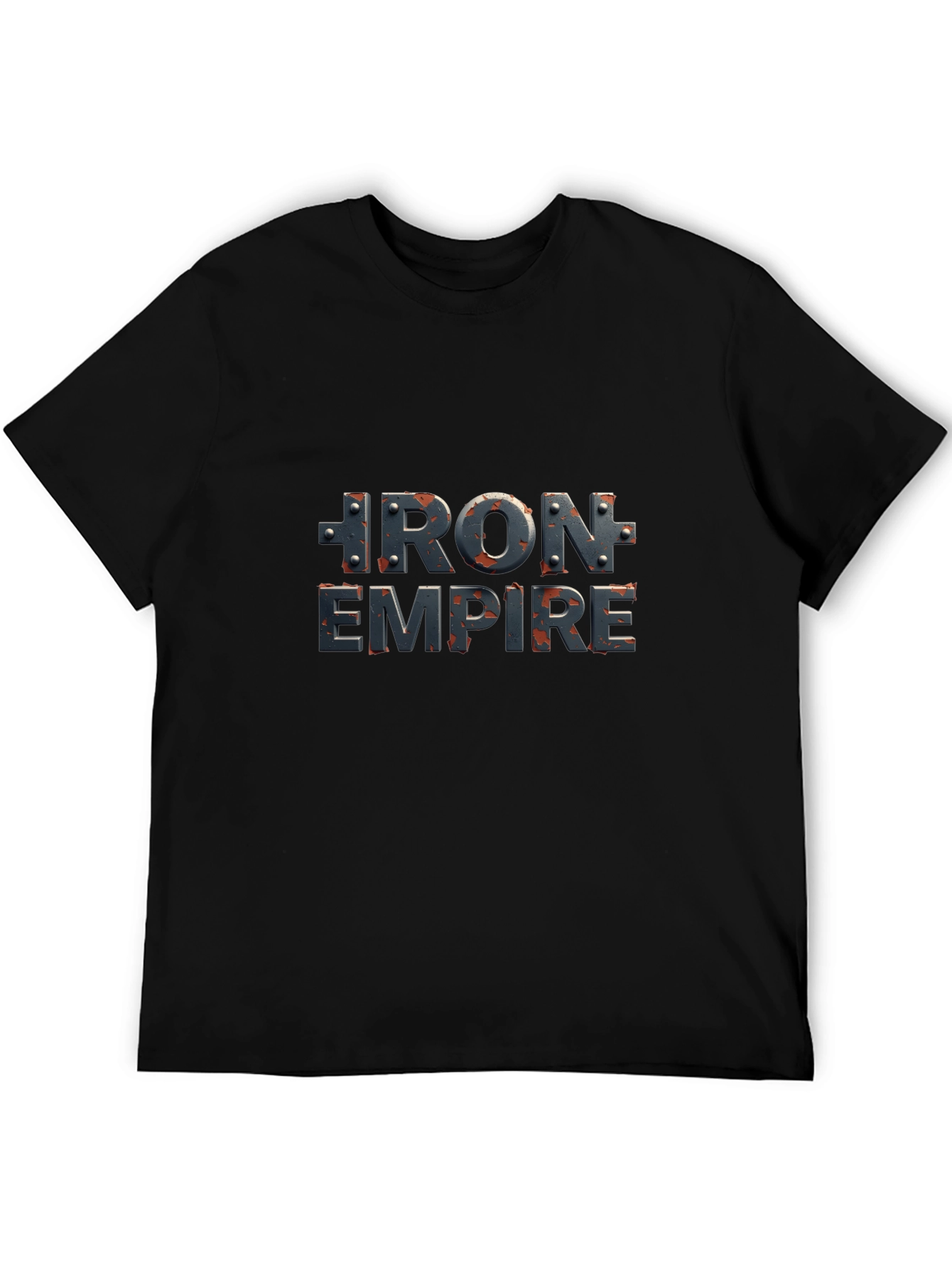 Iron Empire Black T-Shirt - Bold Graphic Tee