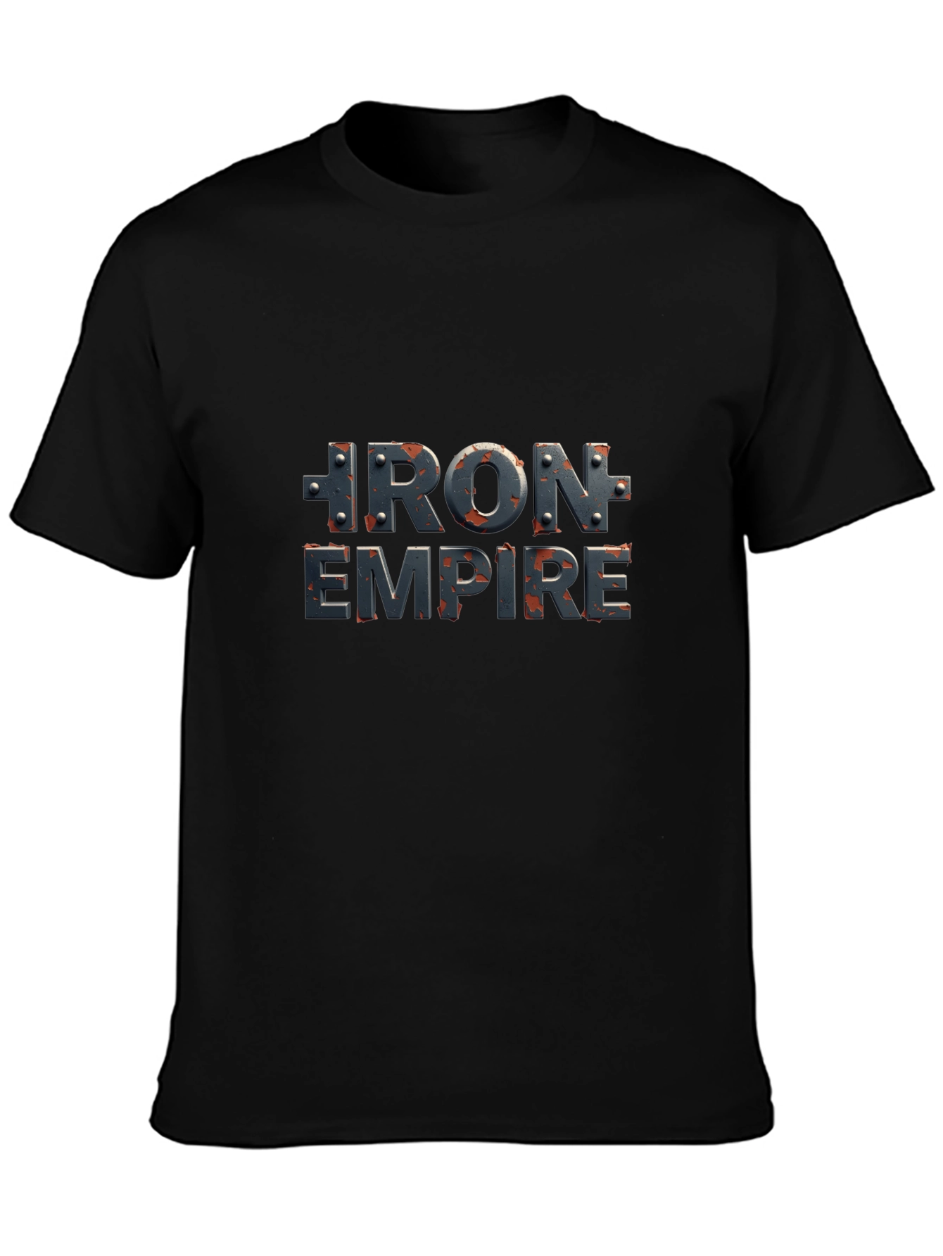 Iron Empire Black T-Shirt - Bold Graphic Tee