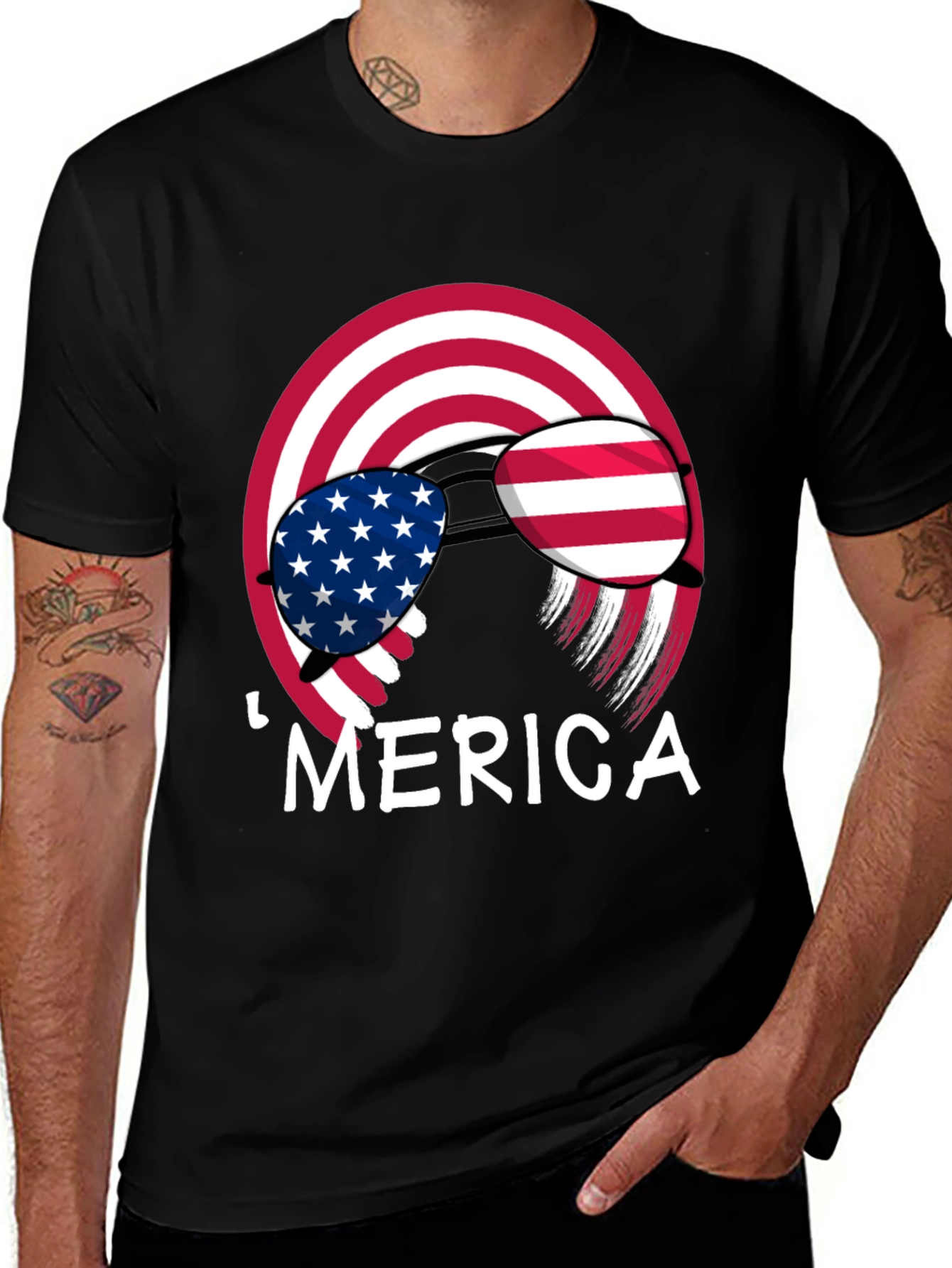 Patriotic Merica T-Shirt