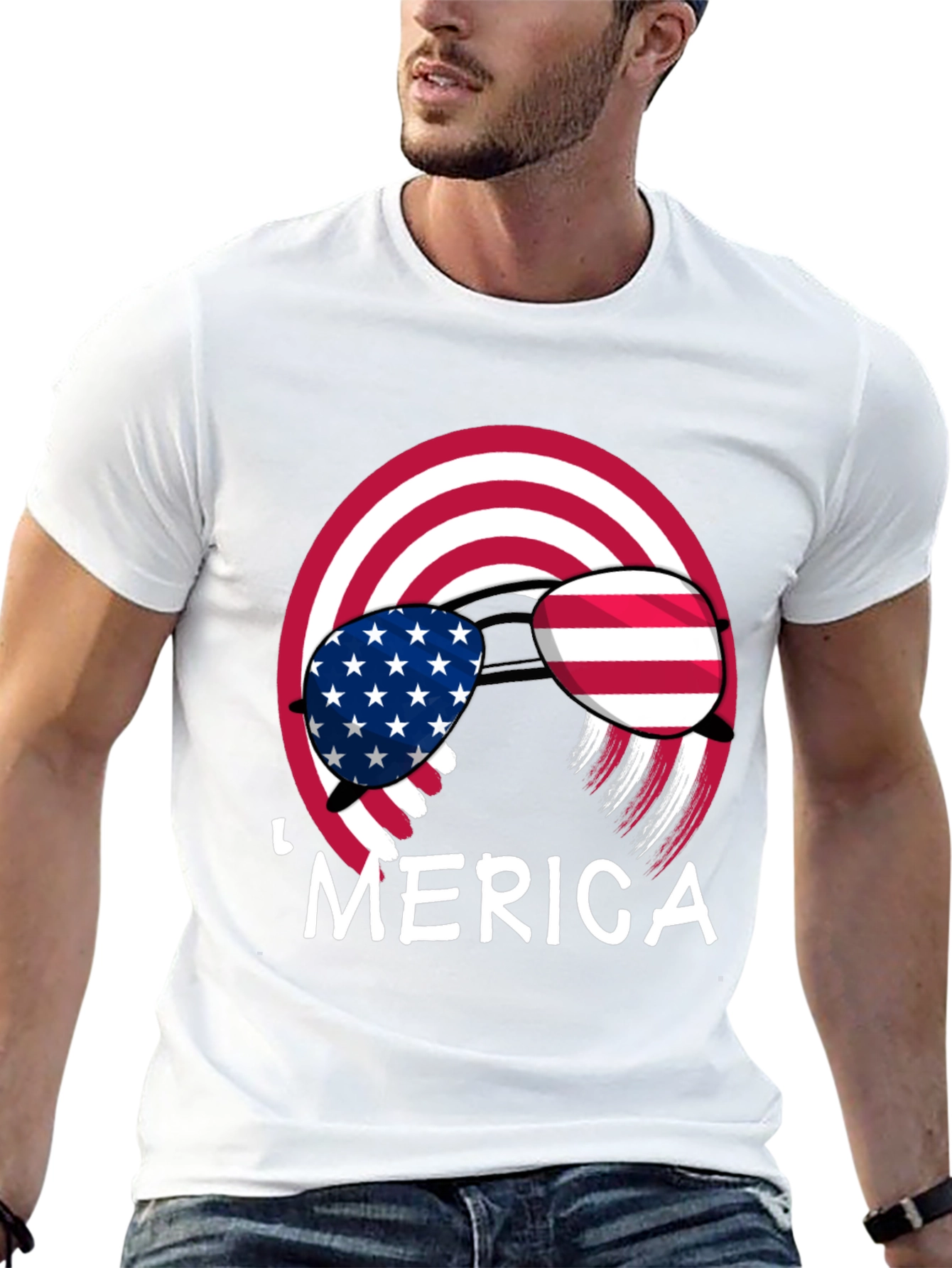 Patriotic Merica T-Shirt