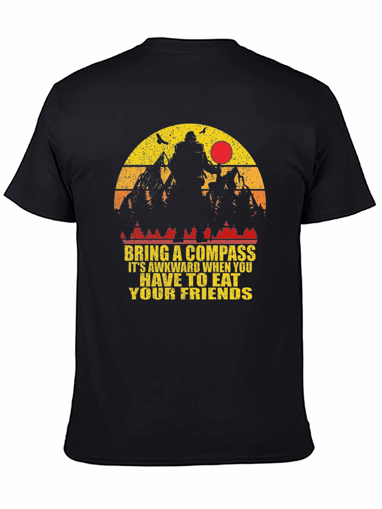 Bring A Compass Mountain Graphic T-Shirt