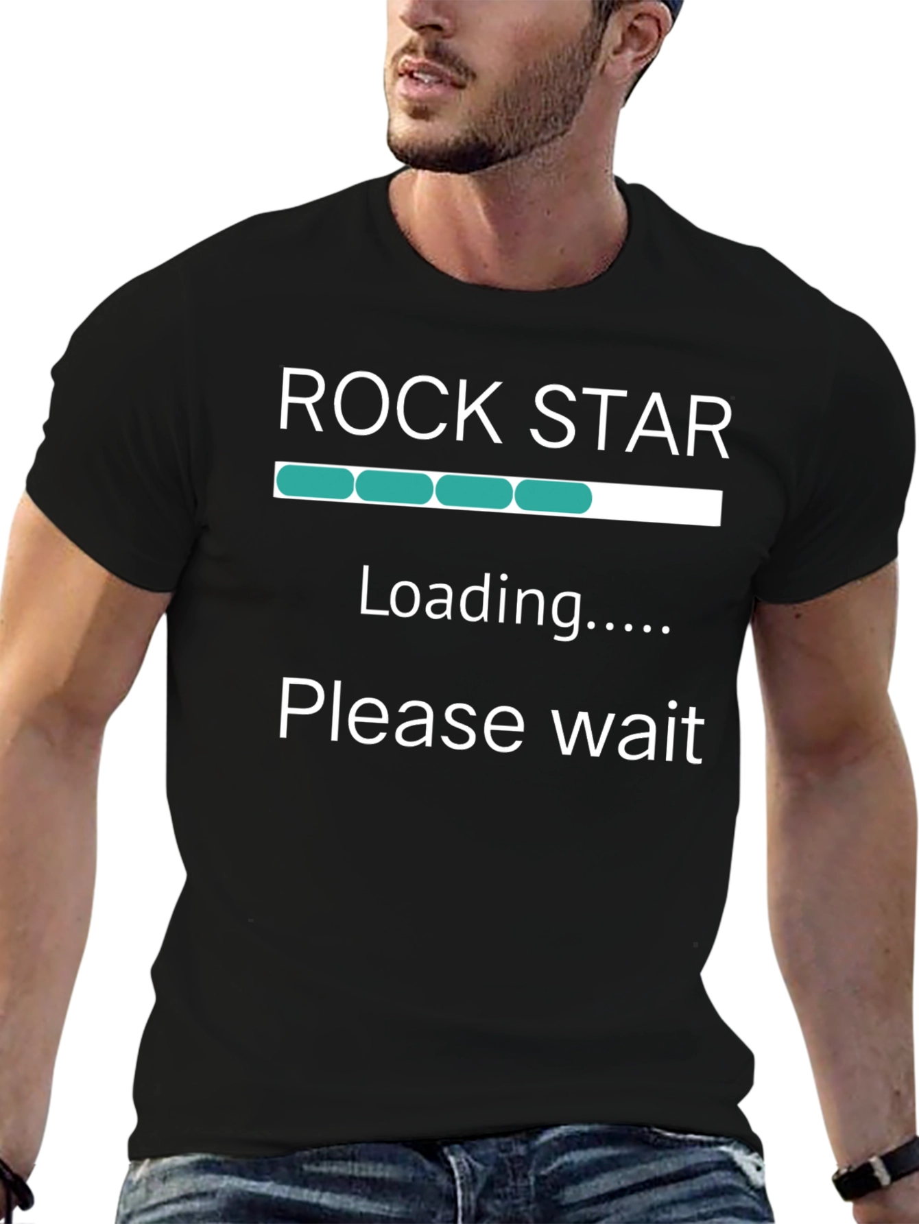 Rock Star Loading T-Shirt - Cool Graphic Tee