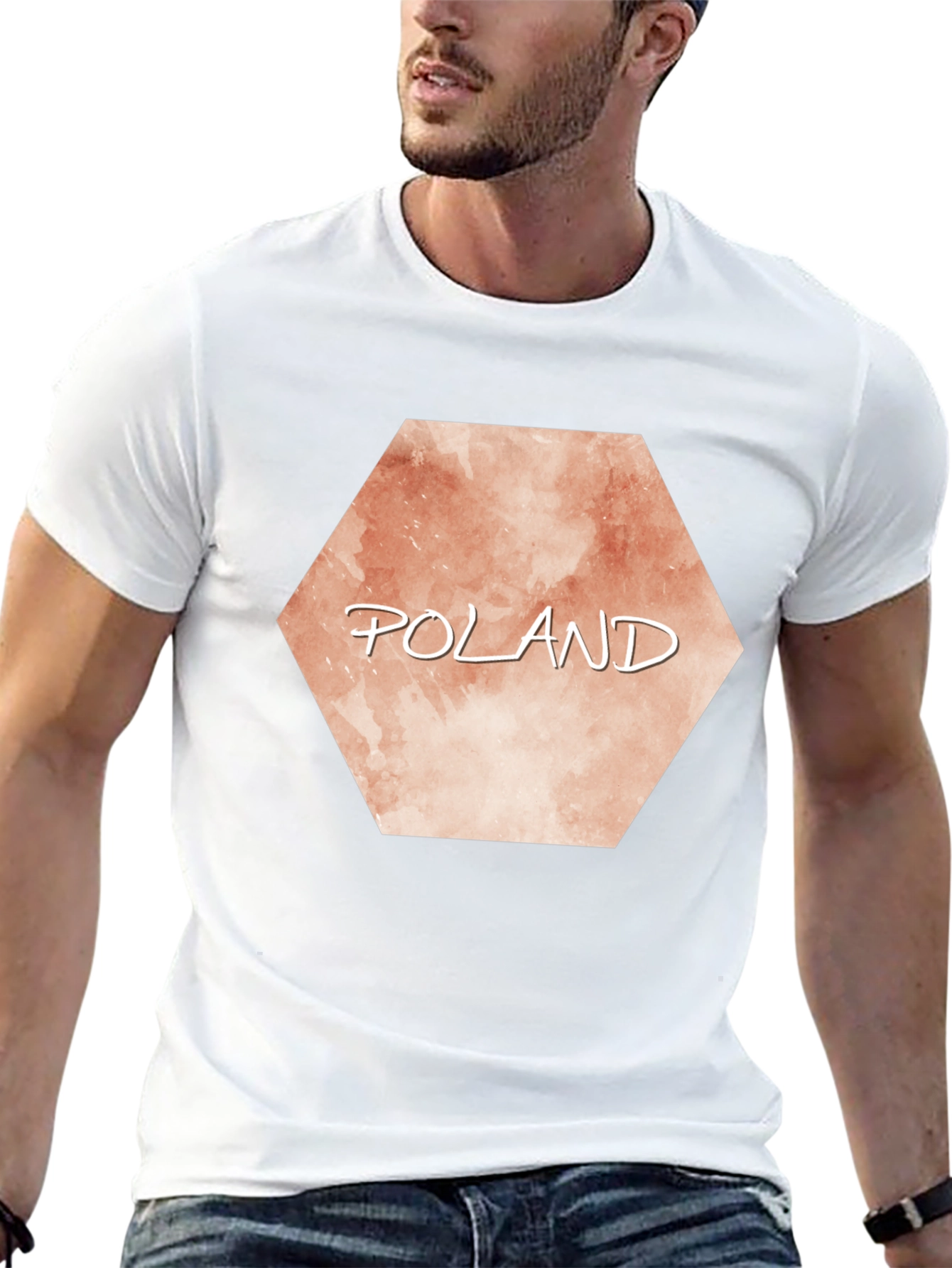 Poland Hexagon T-Shirt - Soft Graphic Tee