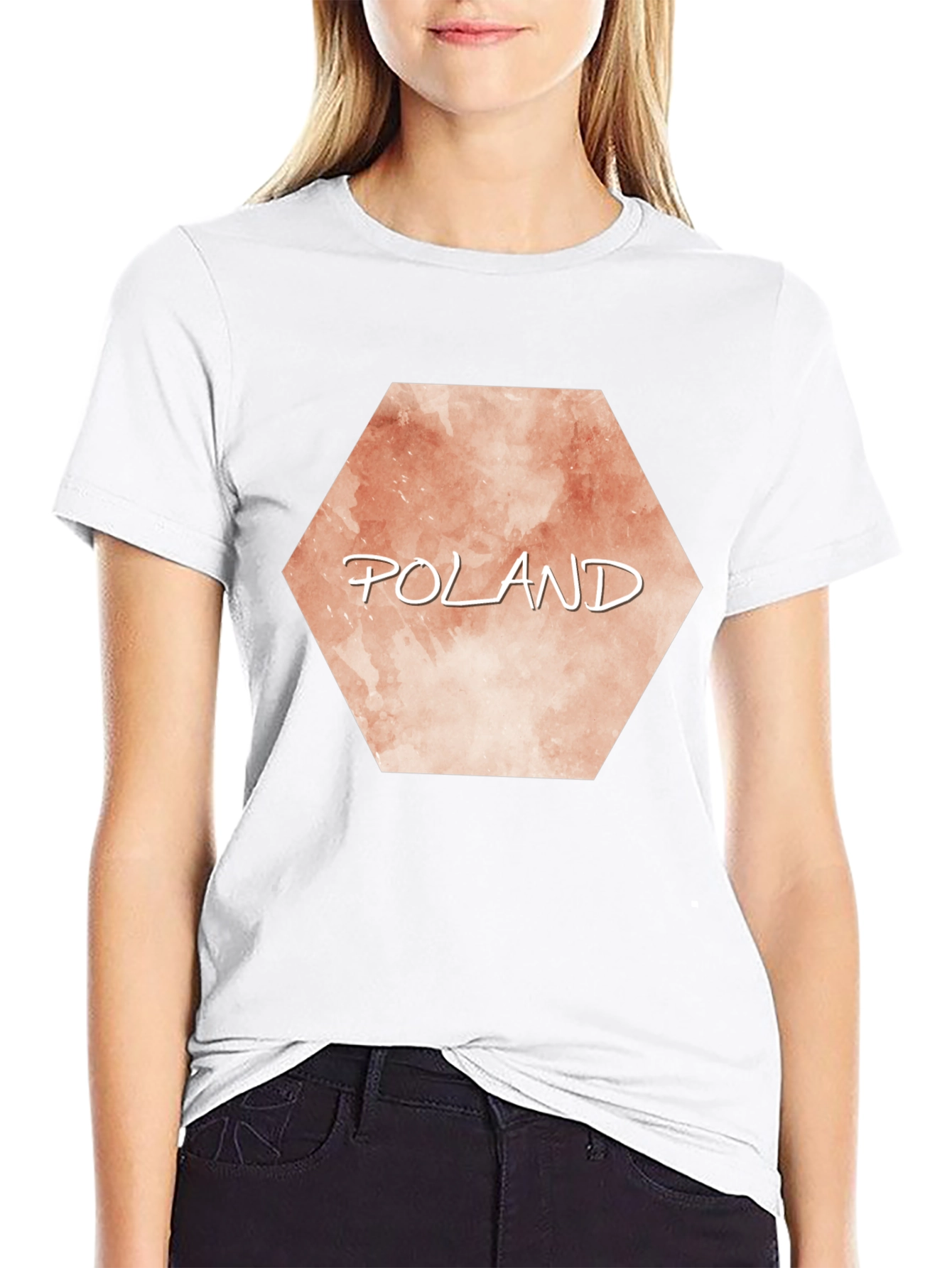 Poland Hexagon T-Shirt - Soft Graphic Tee