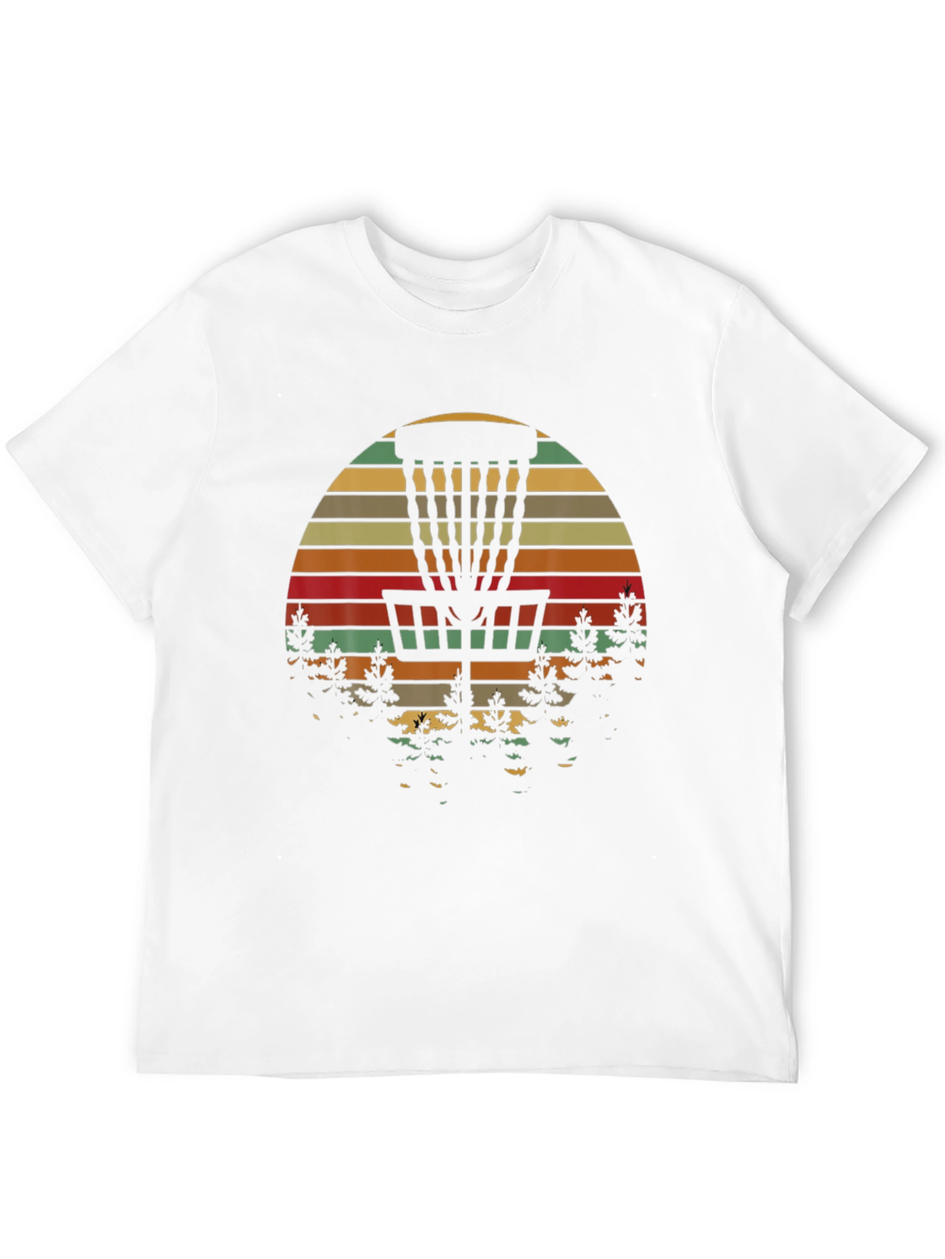Disc Golf Sunset Graphic T-Shirt