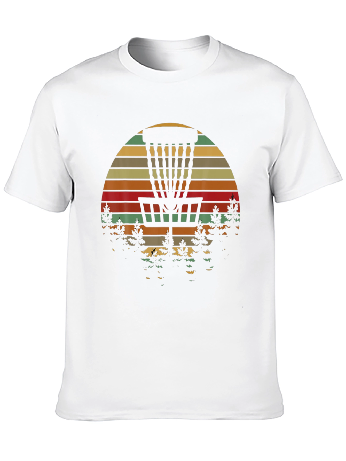 Disc Golf Sunset Graphic T-Shirt