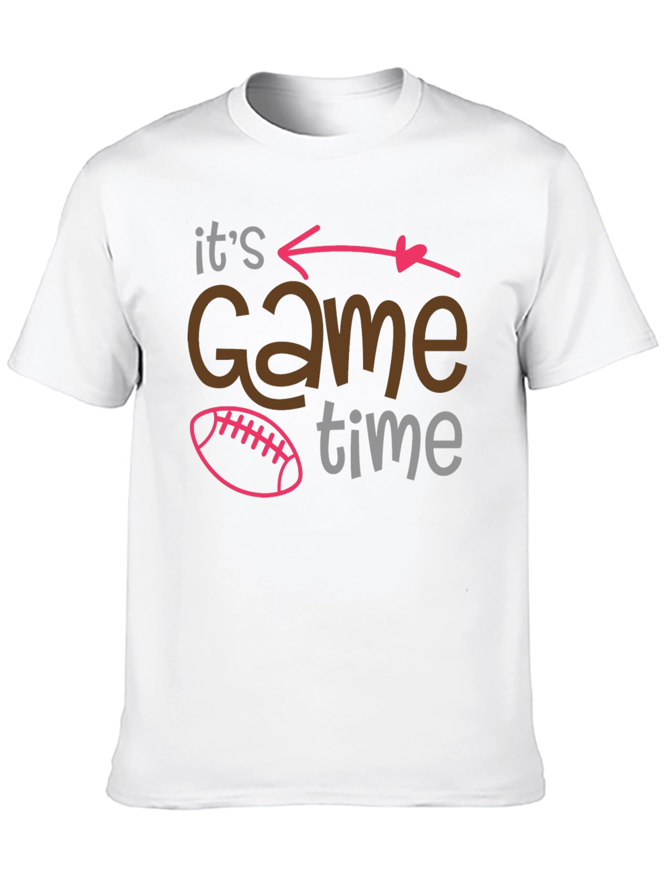 Its Game Time Football Graphic Tee