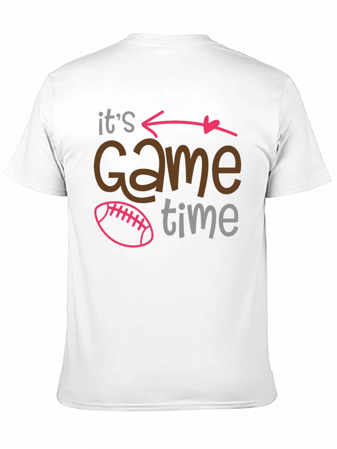 Its Game Time Football Graphic Tee