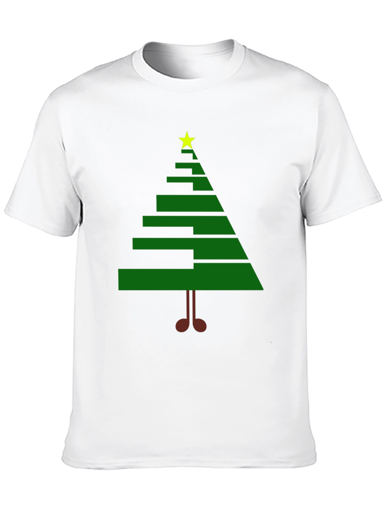 Festive Christmas Tree Graphic Tee - Holiday Style