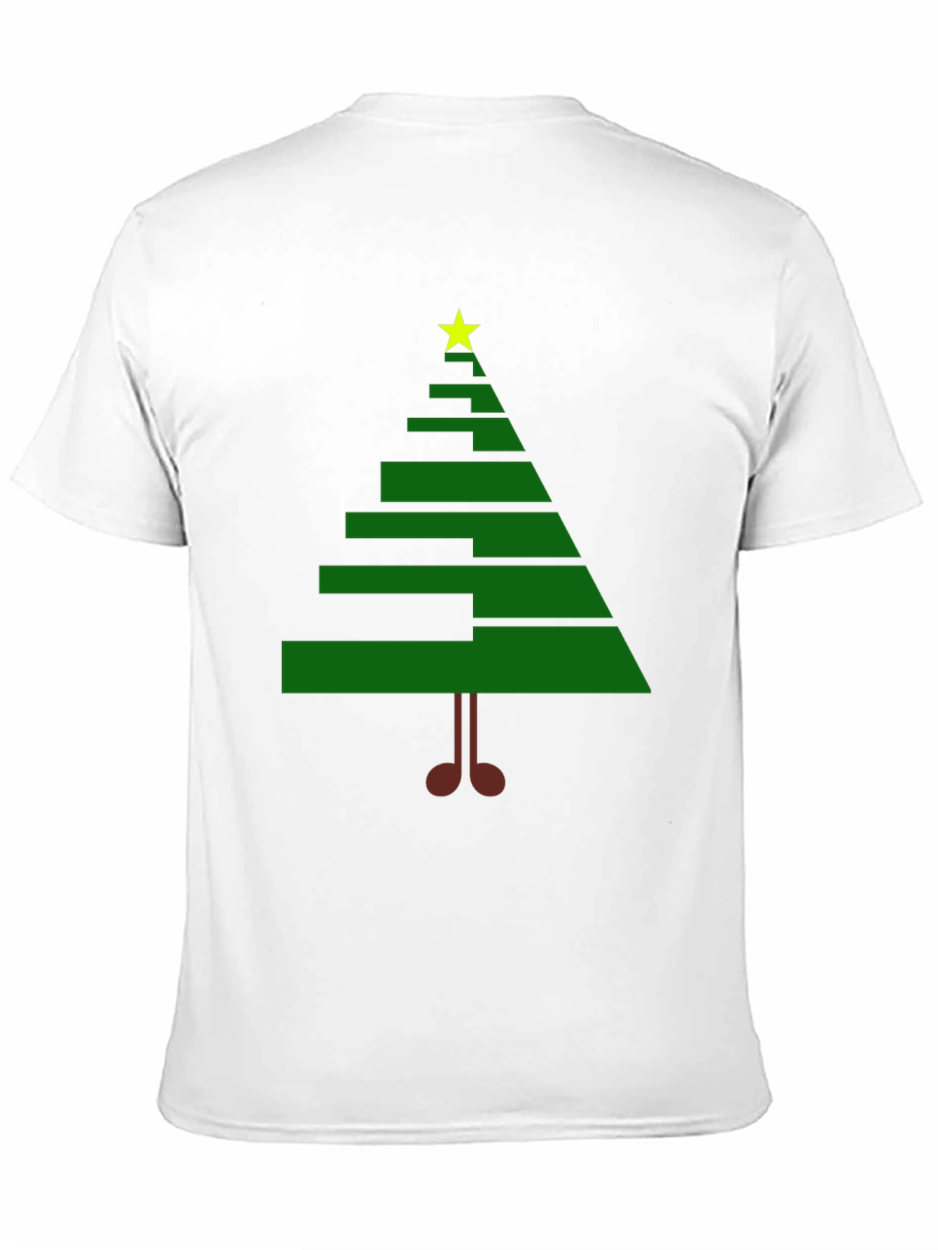 Festive Christmas Tree Graphic Tee - Holiday Style