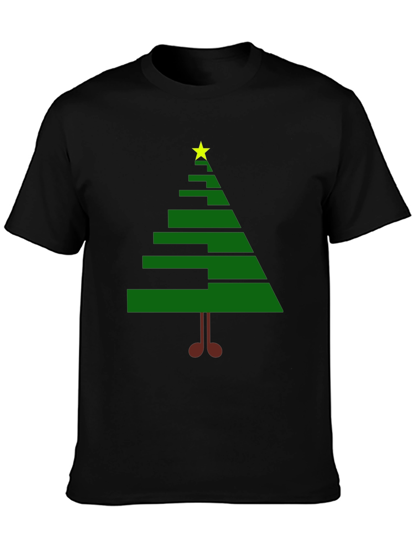 Festive Christmas Tree Graphic Tee - Holiday Style