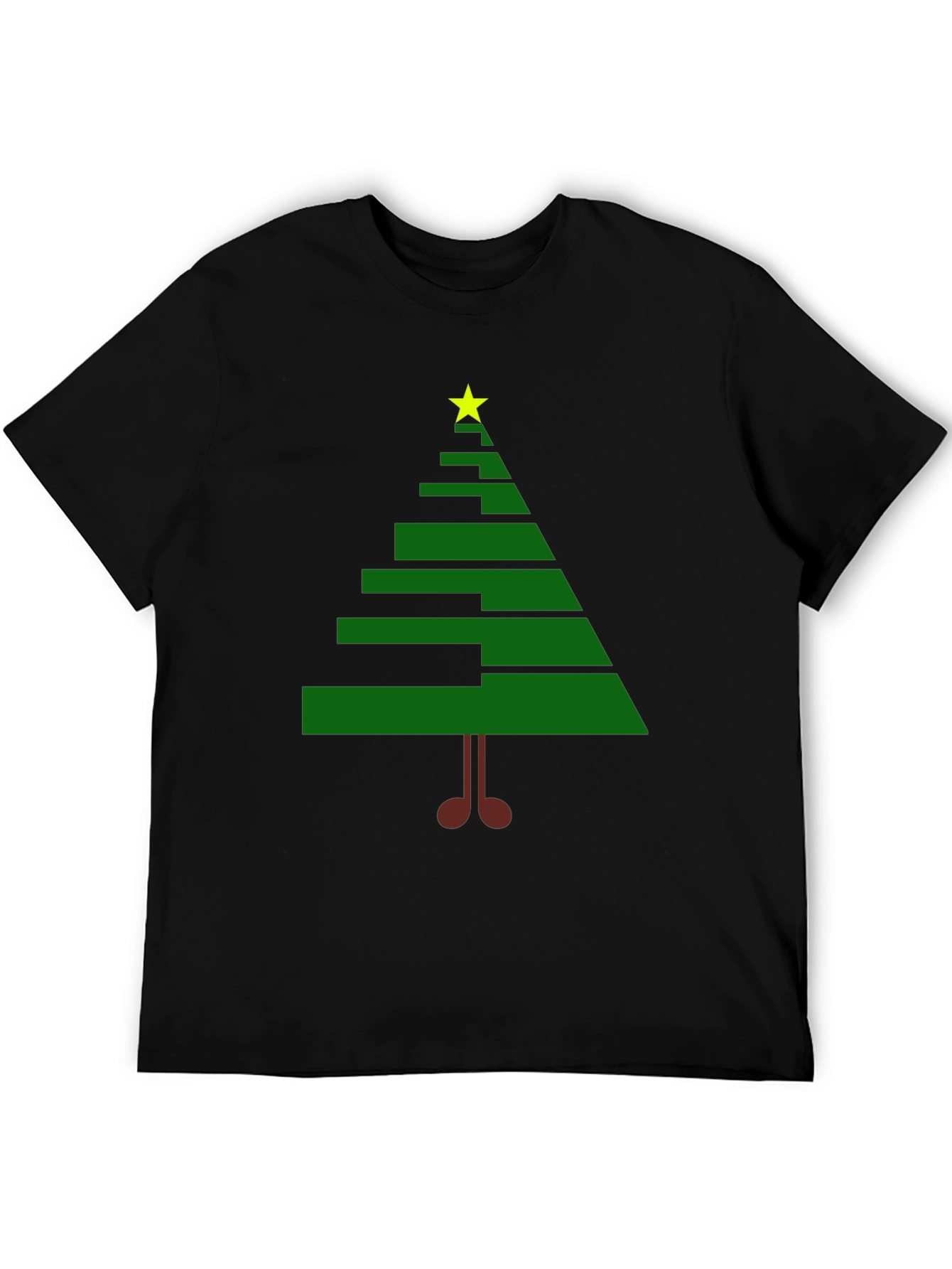 Festive Christmas Tree Graphic Tee - Holiday Style
