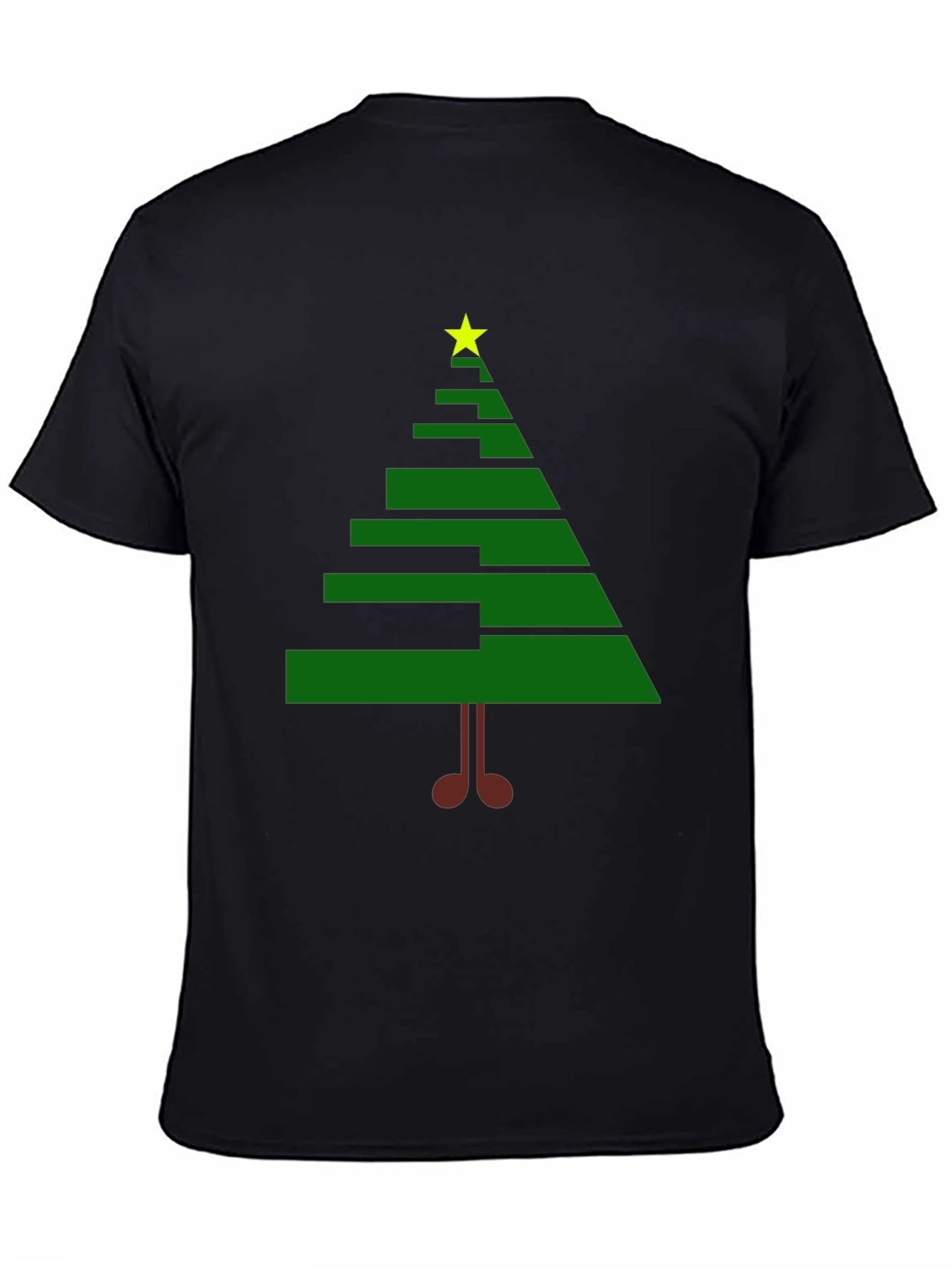 Festive Christmas Tree Graphic Tee - Holiday Style