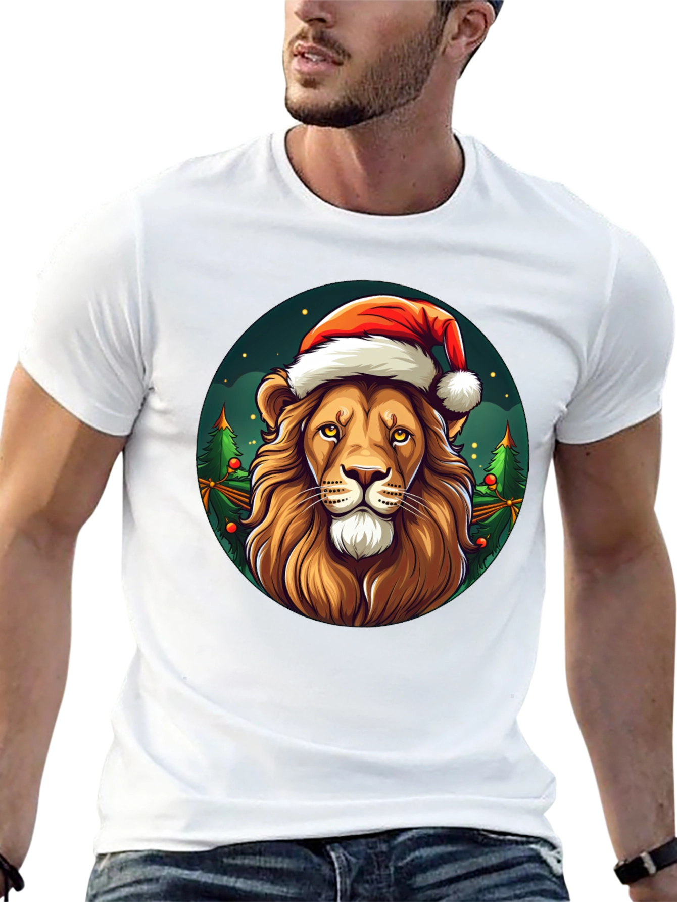 Lion Christmas T-Shirt