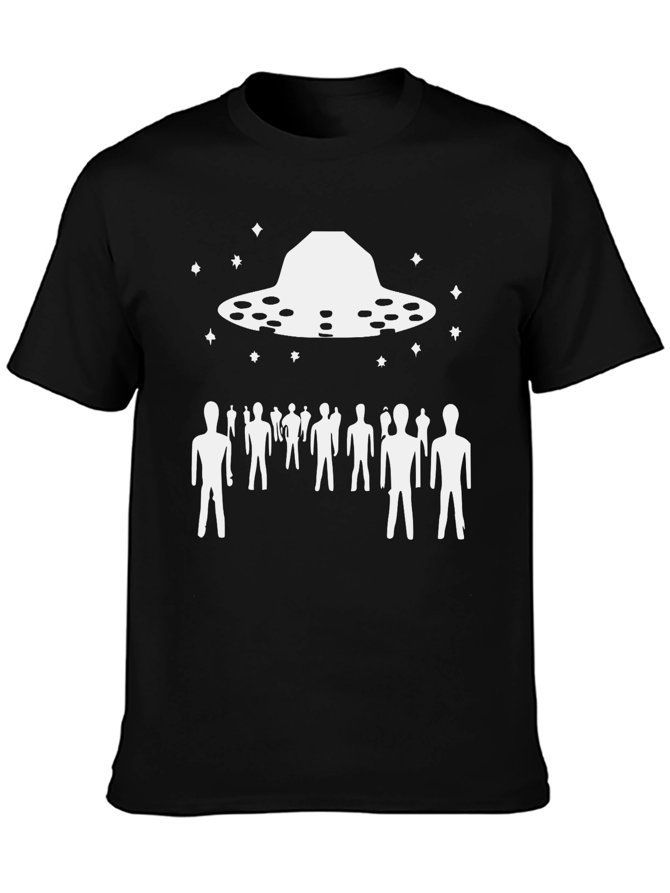 UFO Abduction Graphic T-Shirt