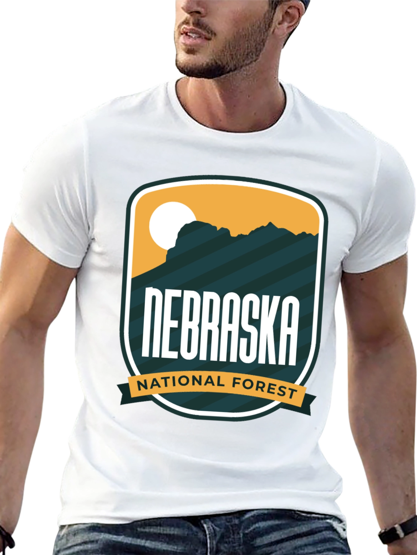 Nebraska National Forest Black T-Shirt